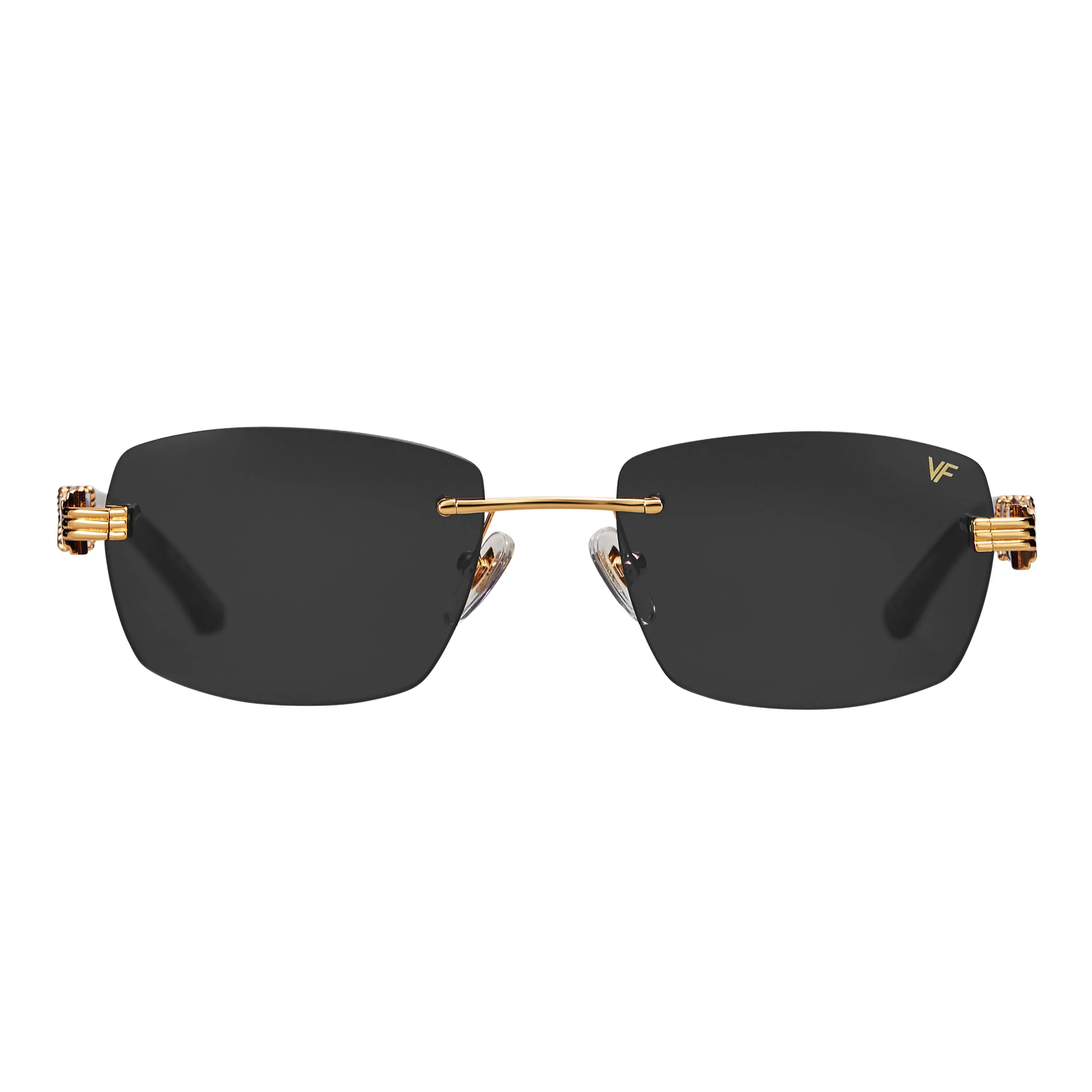 Bal Harbour Buffs Rimless White Buffalo Horn 24KT Gold