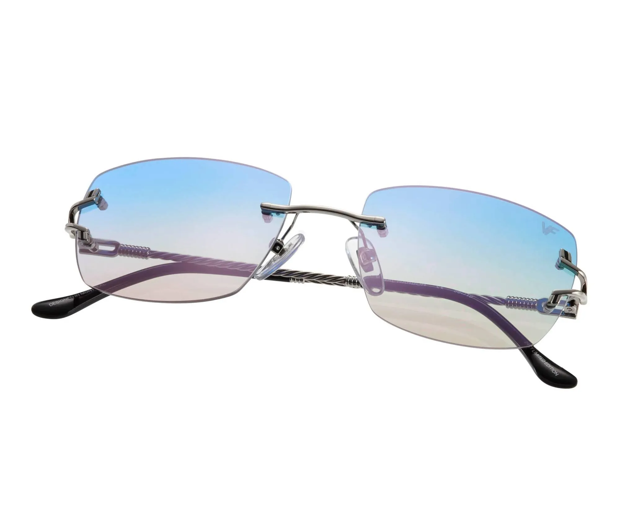 Bal Harbour Rimless Drill Mount 24KT White Gold