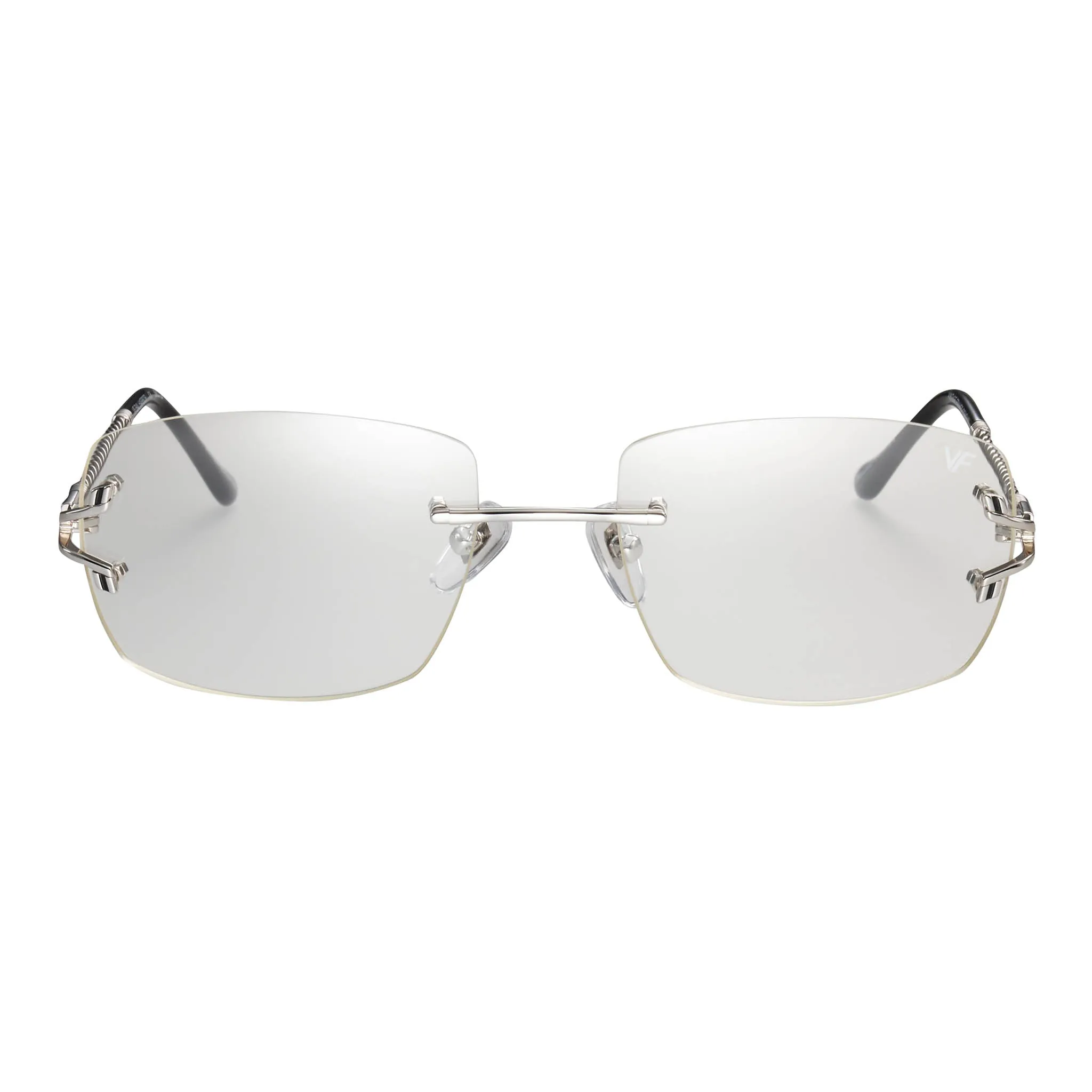 Bal Harbour Rimless Drill Mount 24KT White Gold
