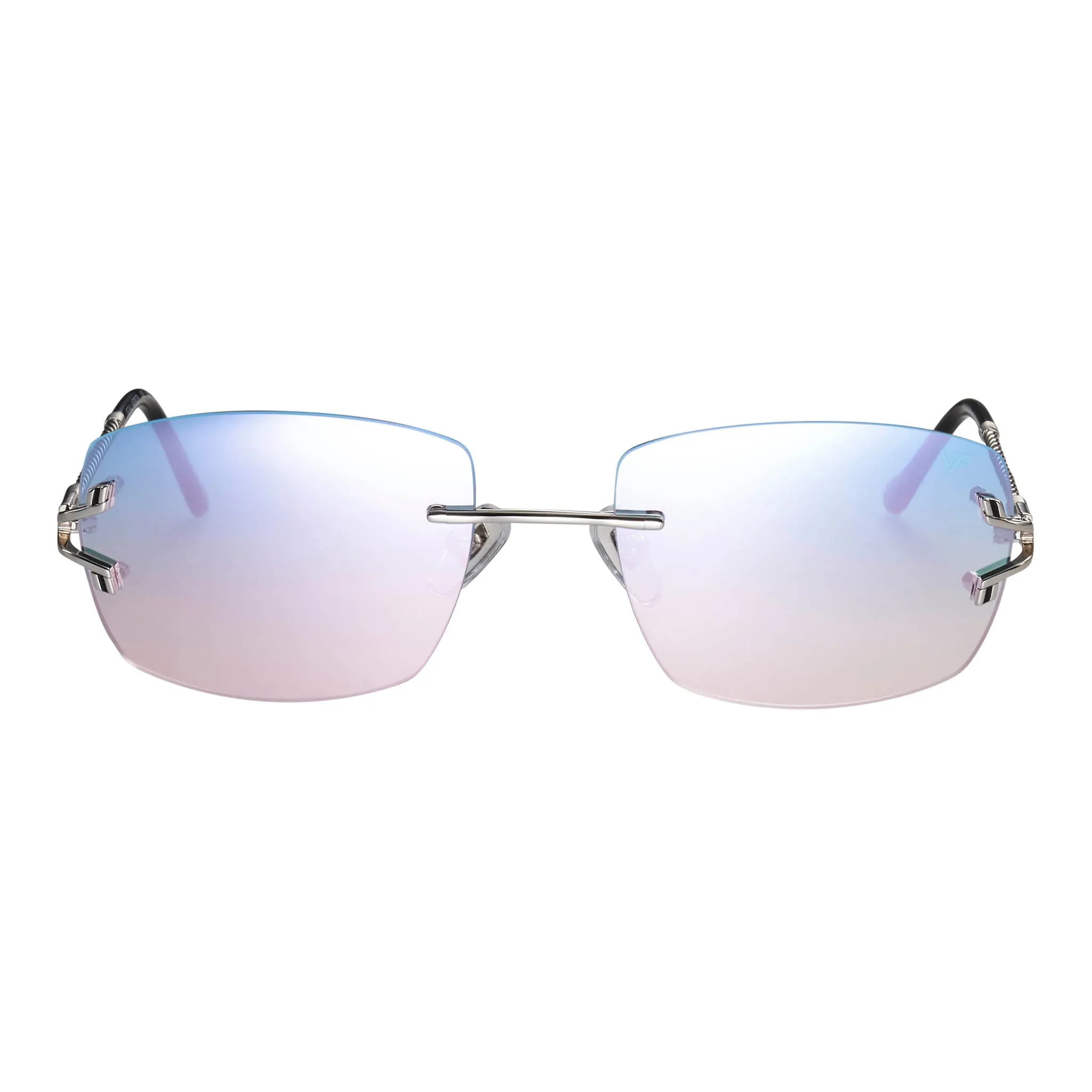 Bal Harbour Rimless Drill Mount 24KT White Gold