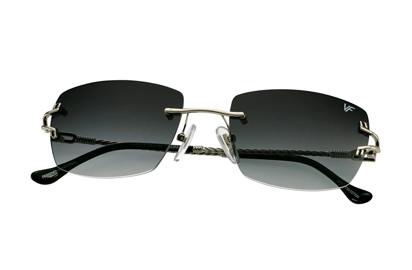 Bal Harbour Rimless Drill Mount 24KT White Gold
