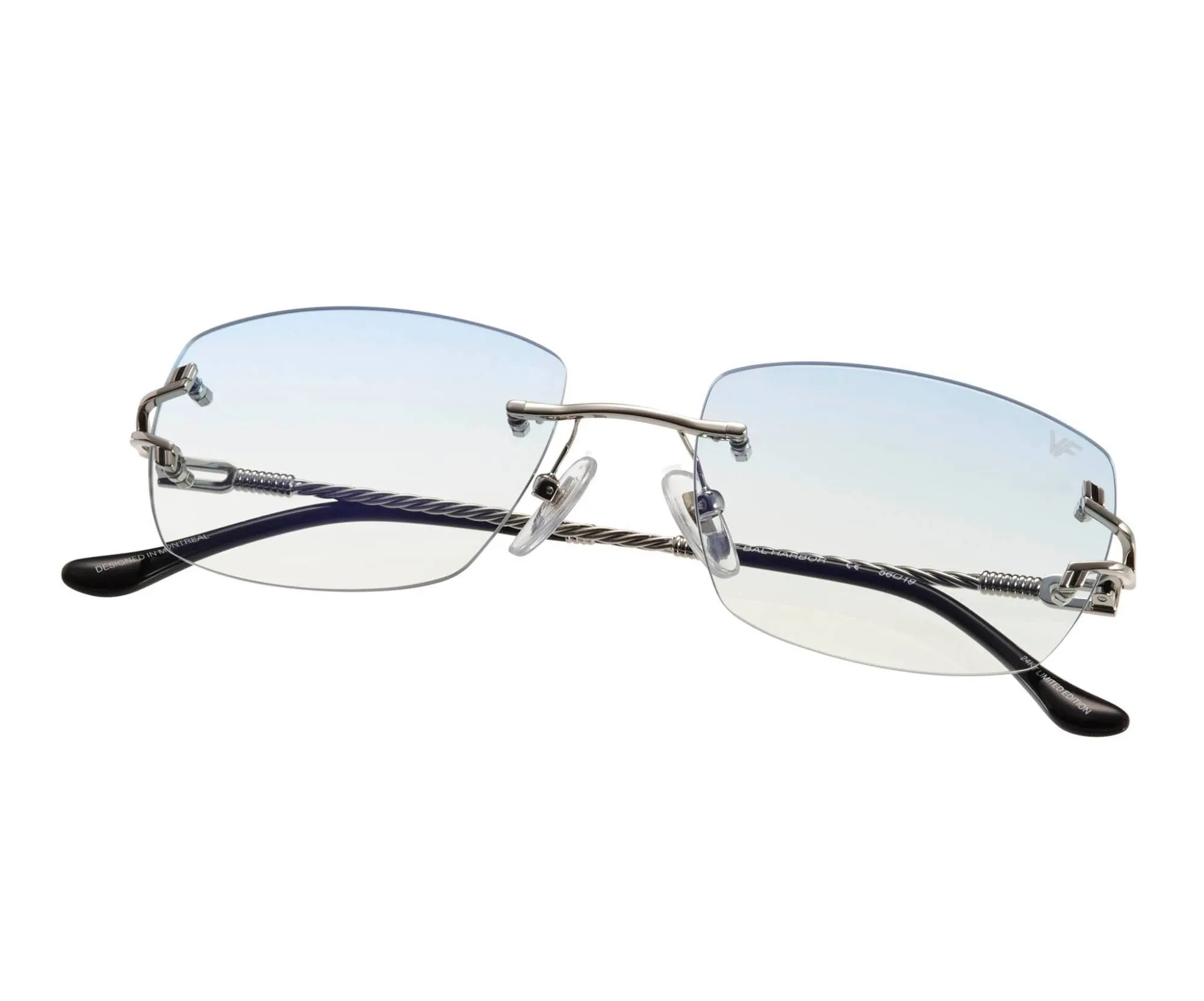 Bal Harbour Rimless Drill Mount 24KT White Gold