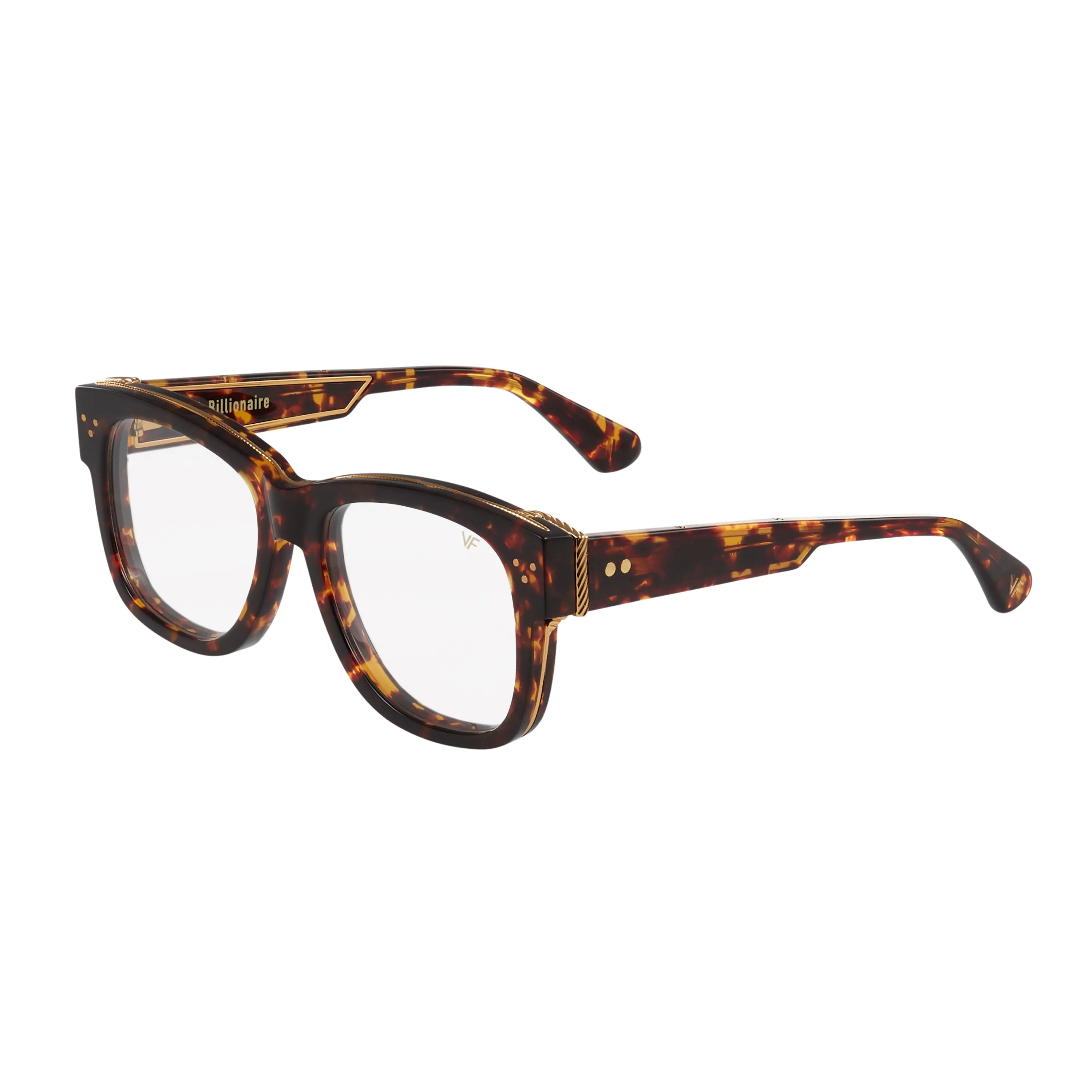 Billionaire Tortoise Brown Acetate