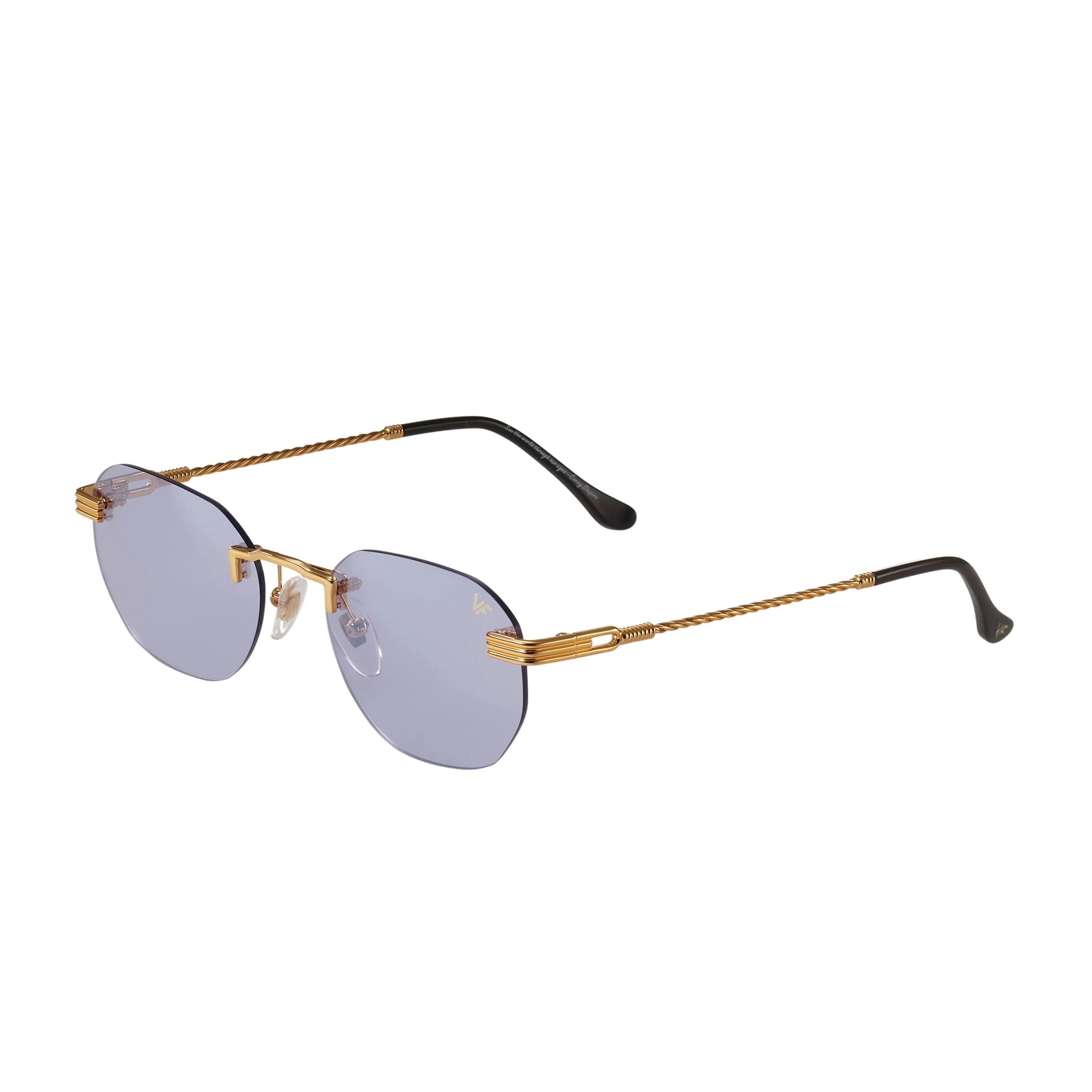 Detroit Player Rimless Drill Mount 24KT Gold
