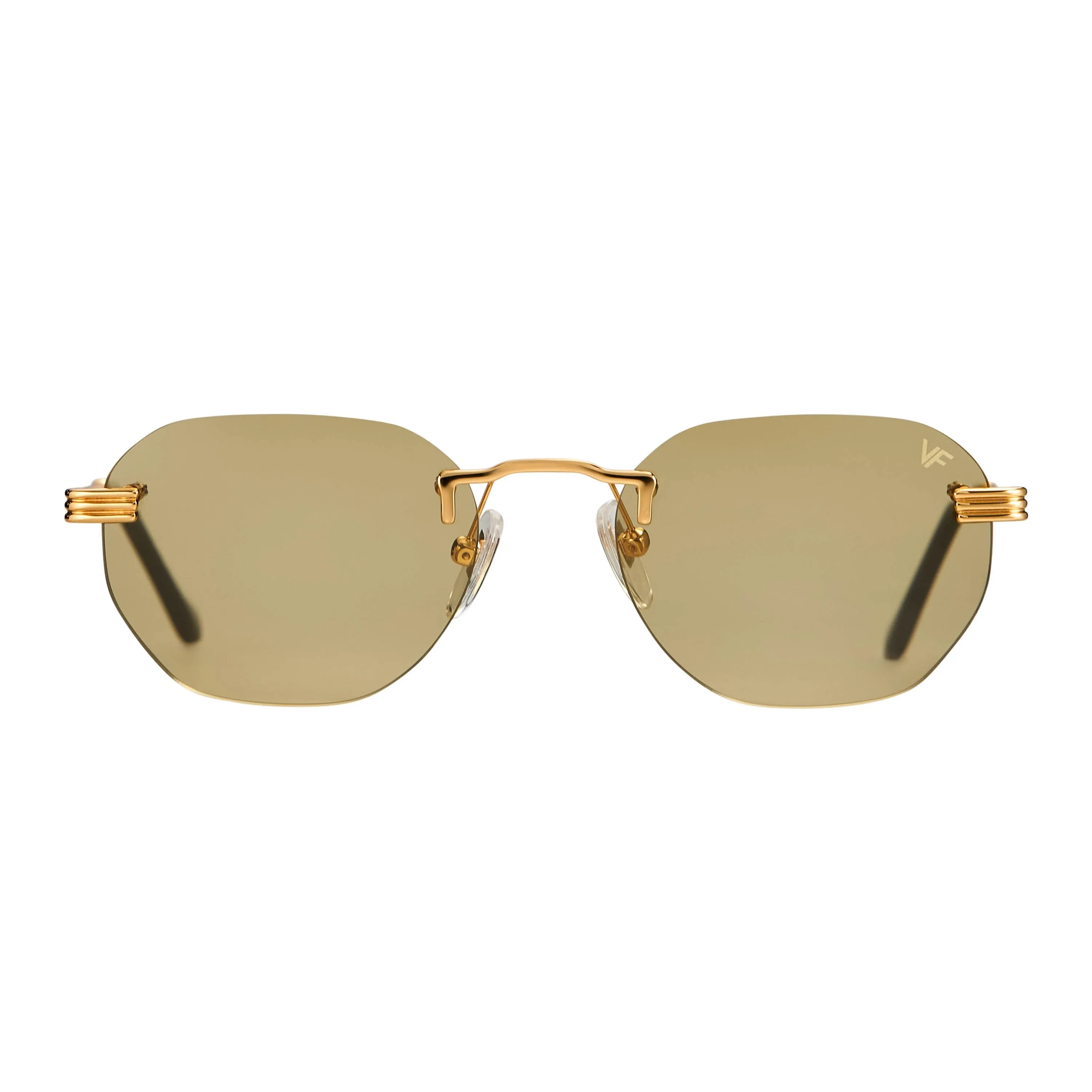 Detroit Player Rimless Drill Mount 24KT Gold