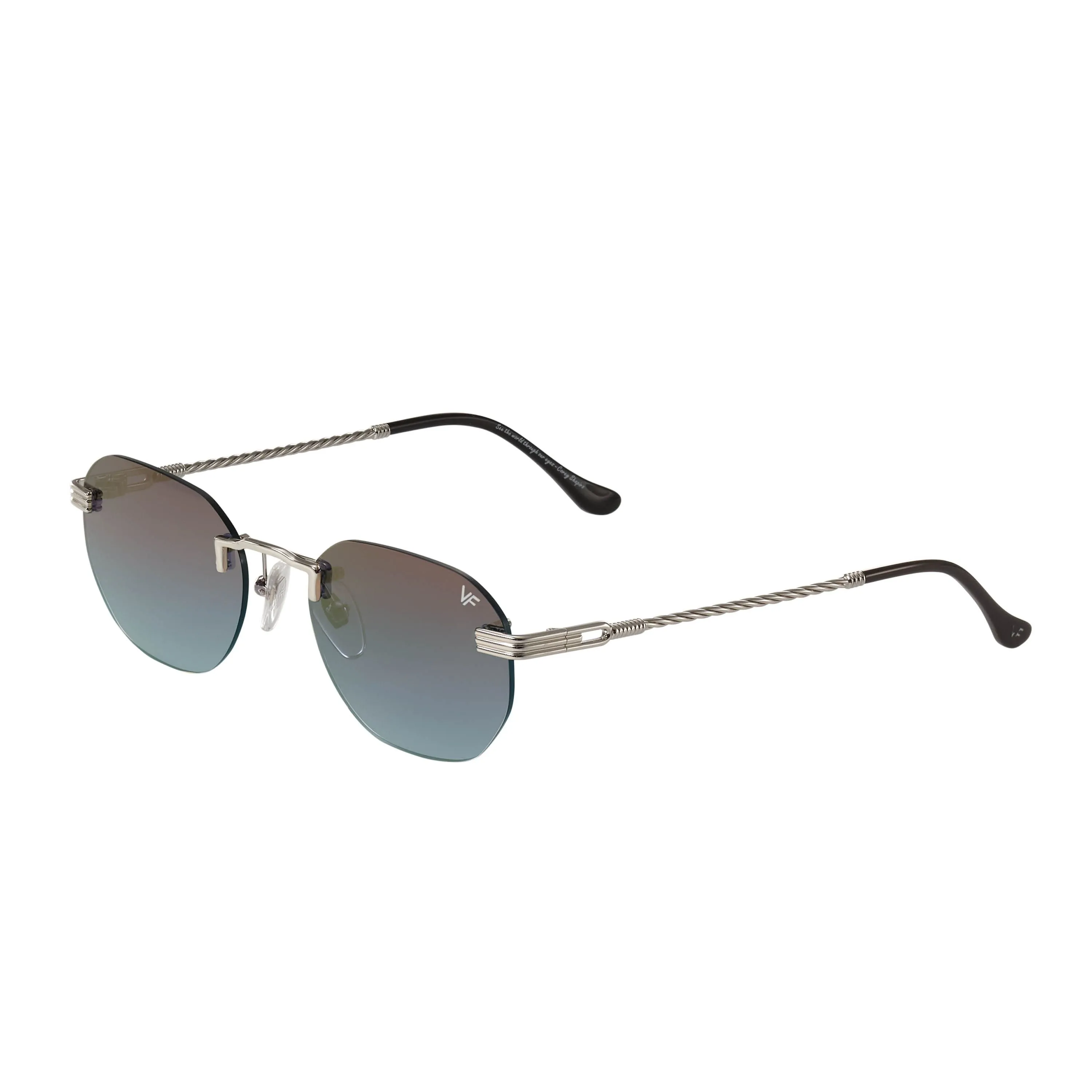 Detroit Player Rimless Drill Mount 24KT White Gold