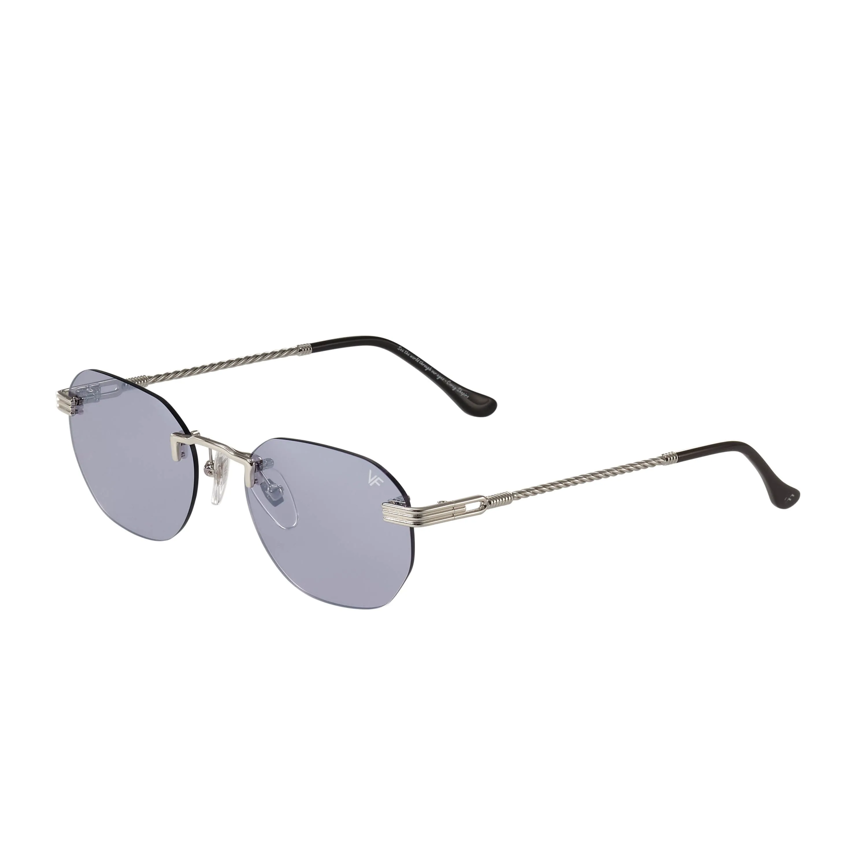 Detroit Player Rimless Drill Mount 24KT White Gold