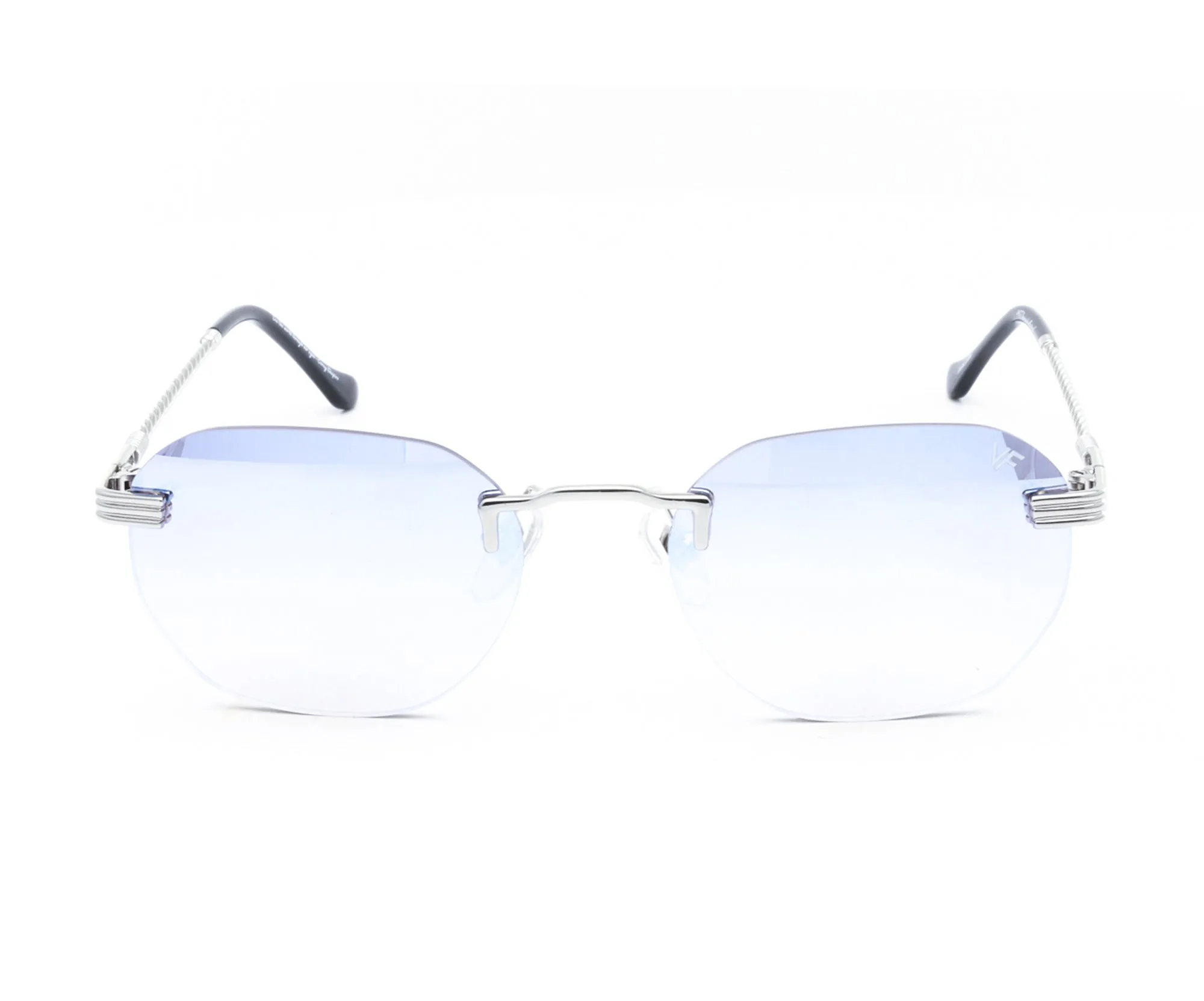 Detroit Player Rimless Drill Mount 24KT White Gold