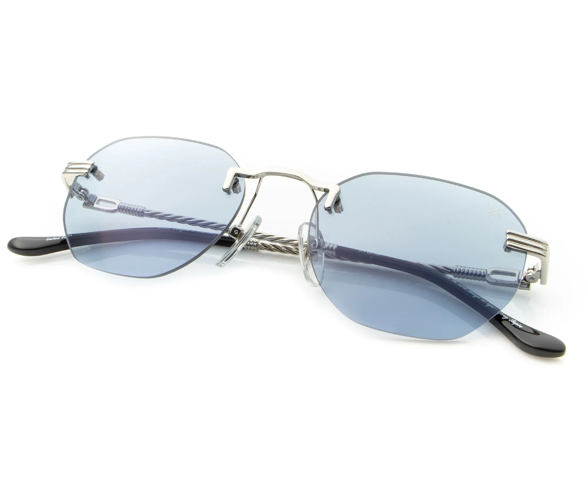 Detroit Player Rimless Drill Mount 24KT White Gold