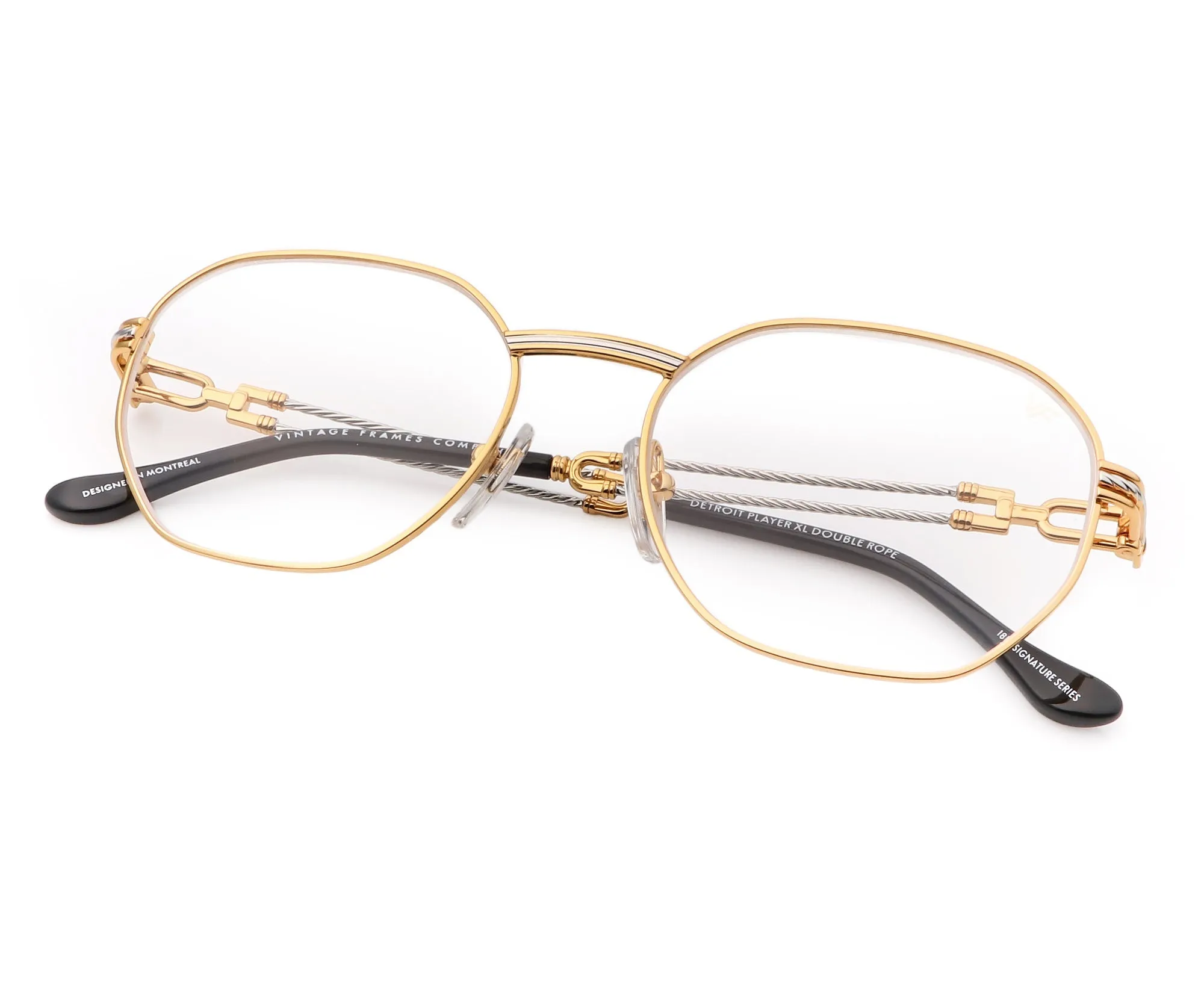 Detroit Player XL Double Rope Edition 18KT Two-Tone Gold