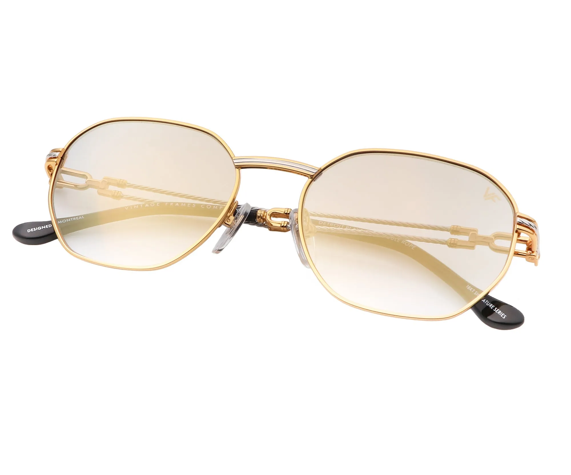 Detroit Player XL Double Rope Edition 18KT Two-Tone Gold