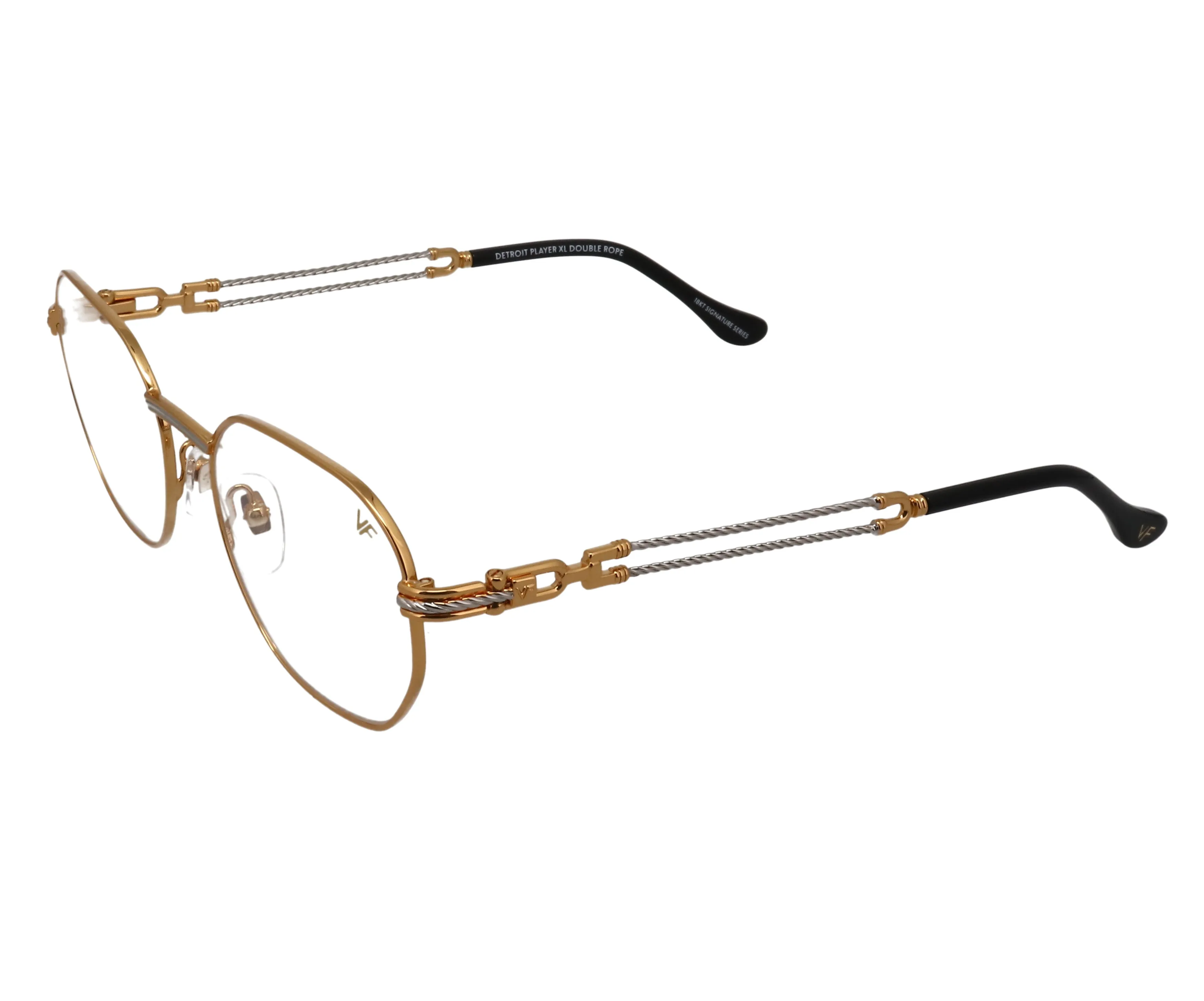 Detroit Player XL Double Rope Edition 18KT Two-Tone Gold