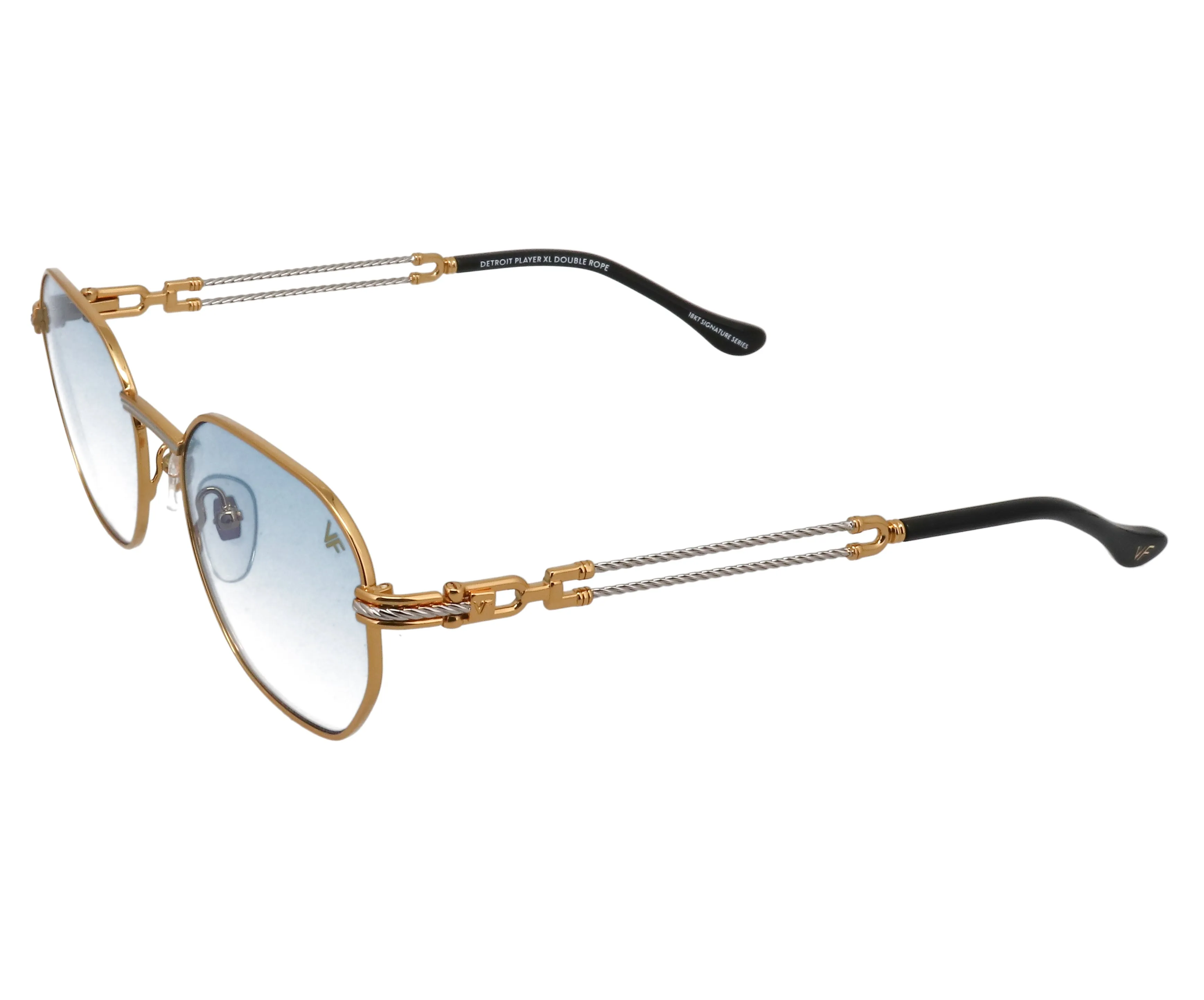 Detroit Player XL Double Rope Edition 18KT Two-Tone Gold