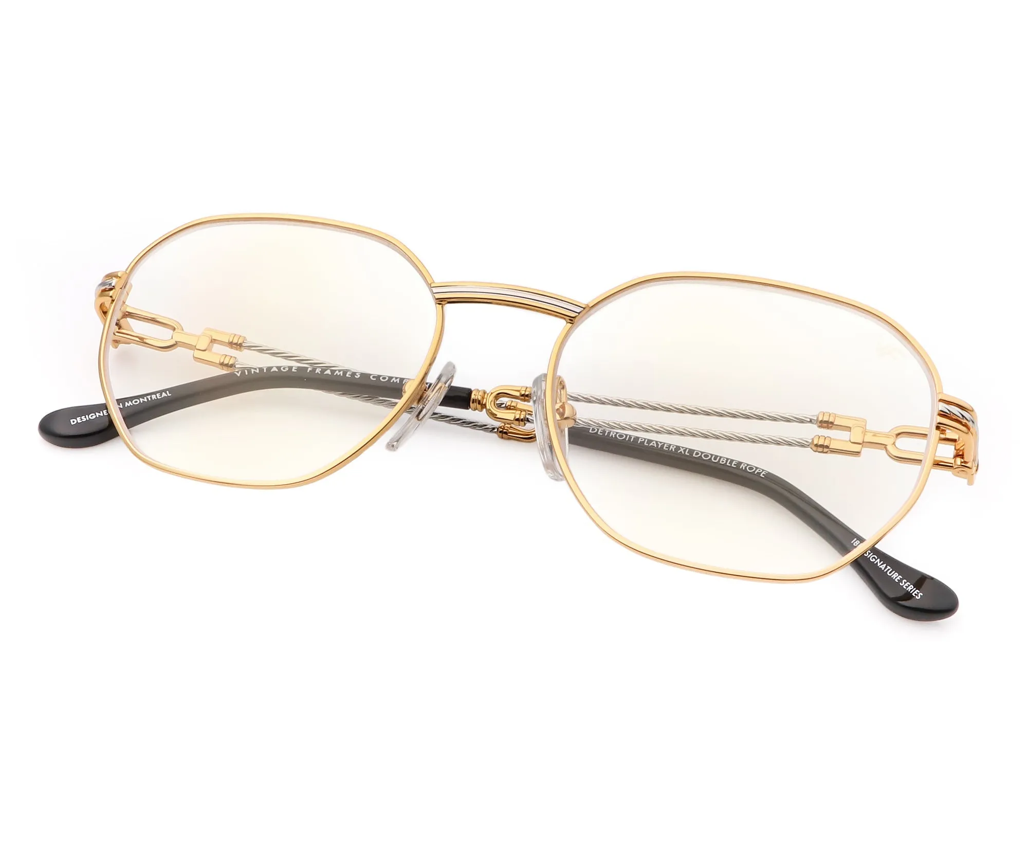 Detroit Player XL Double Rope Edition 18KT Two-Tone Gold