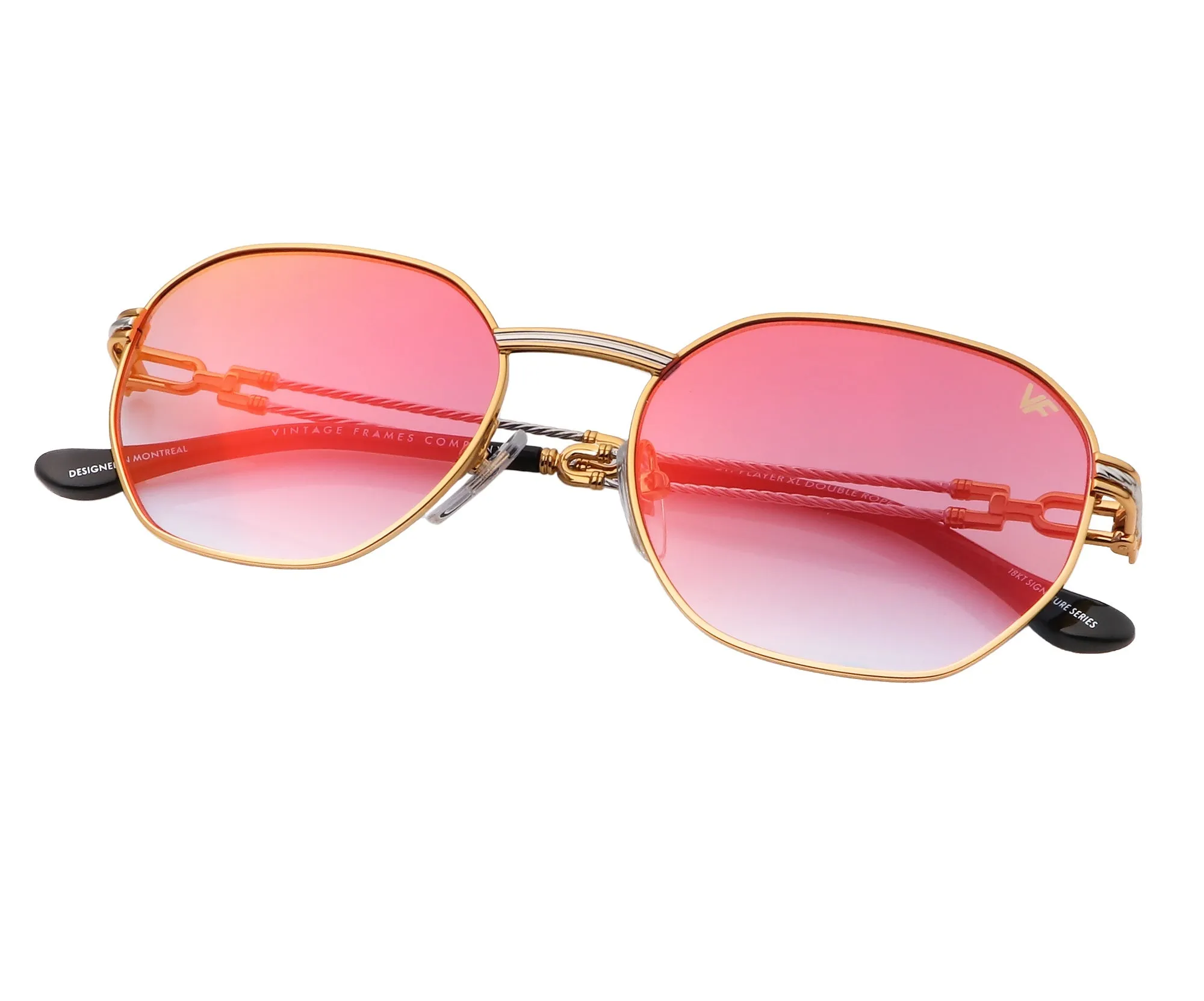 Detroit Player XL Double Rope Edition 18KT Two-Tone Gold