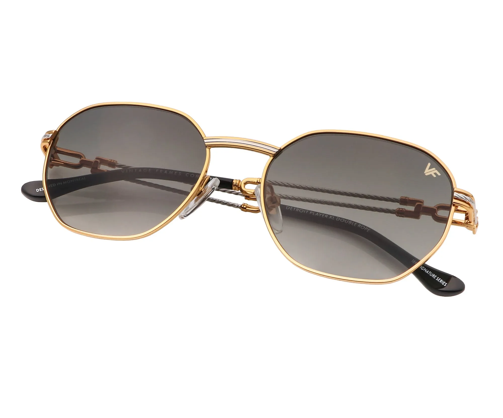 Detroit Player XL Double Rope Edition 18KT Two-Tone Gold