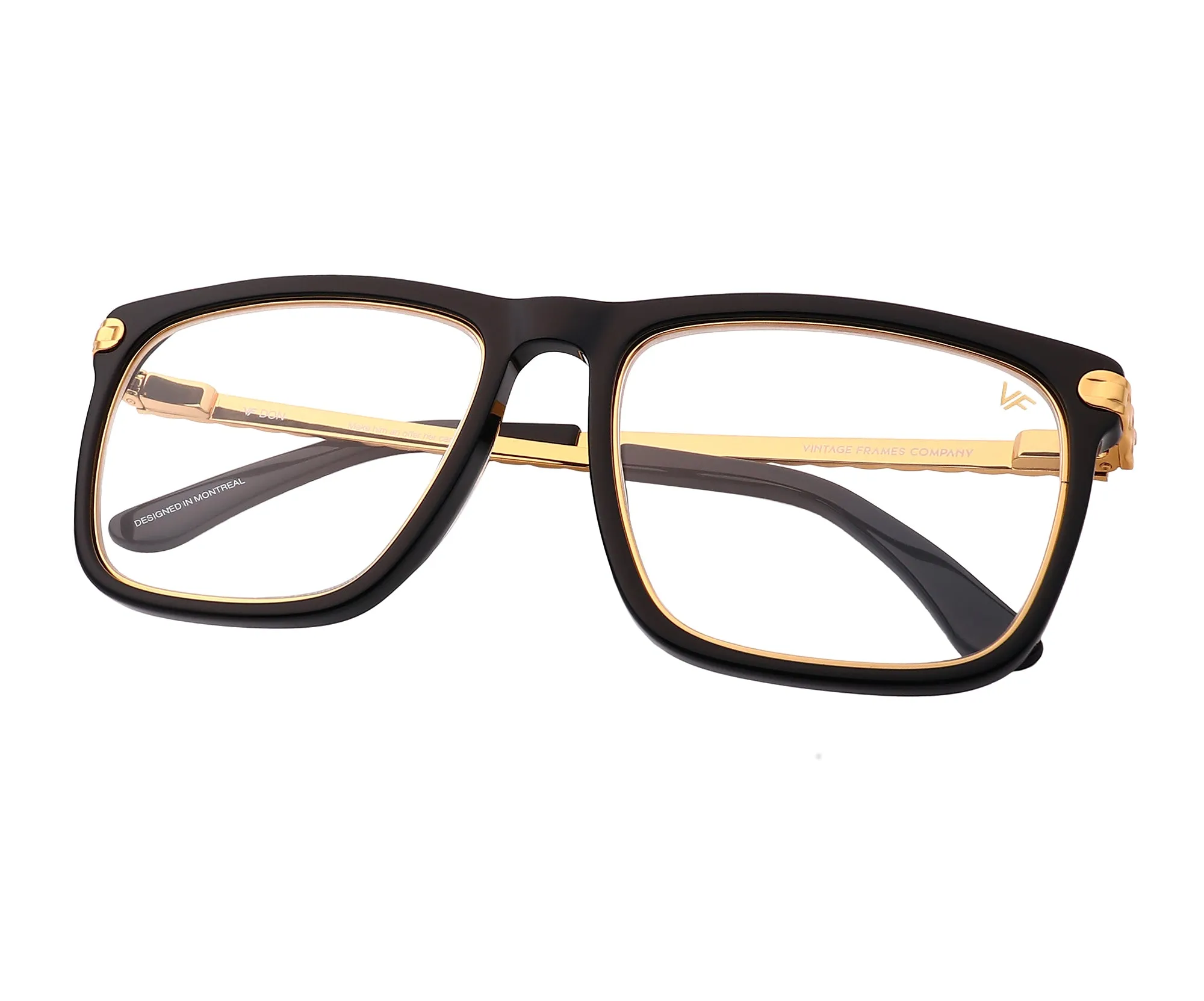 Don 24KT Gold Black Acetate Edition