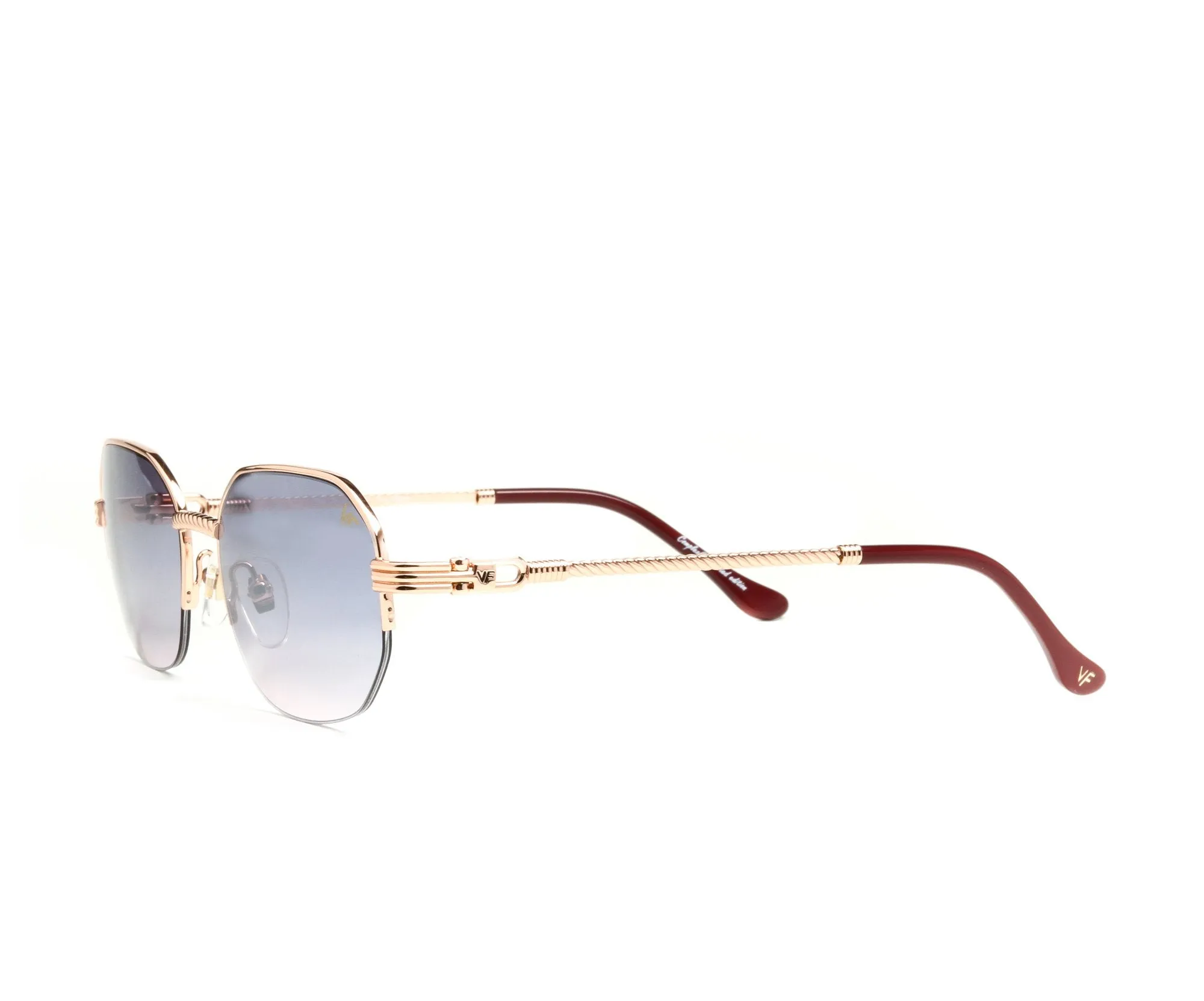 Hustler Half Rim 18KT Rose Gold