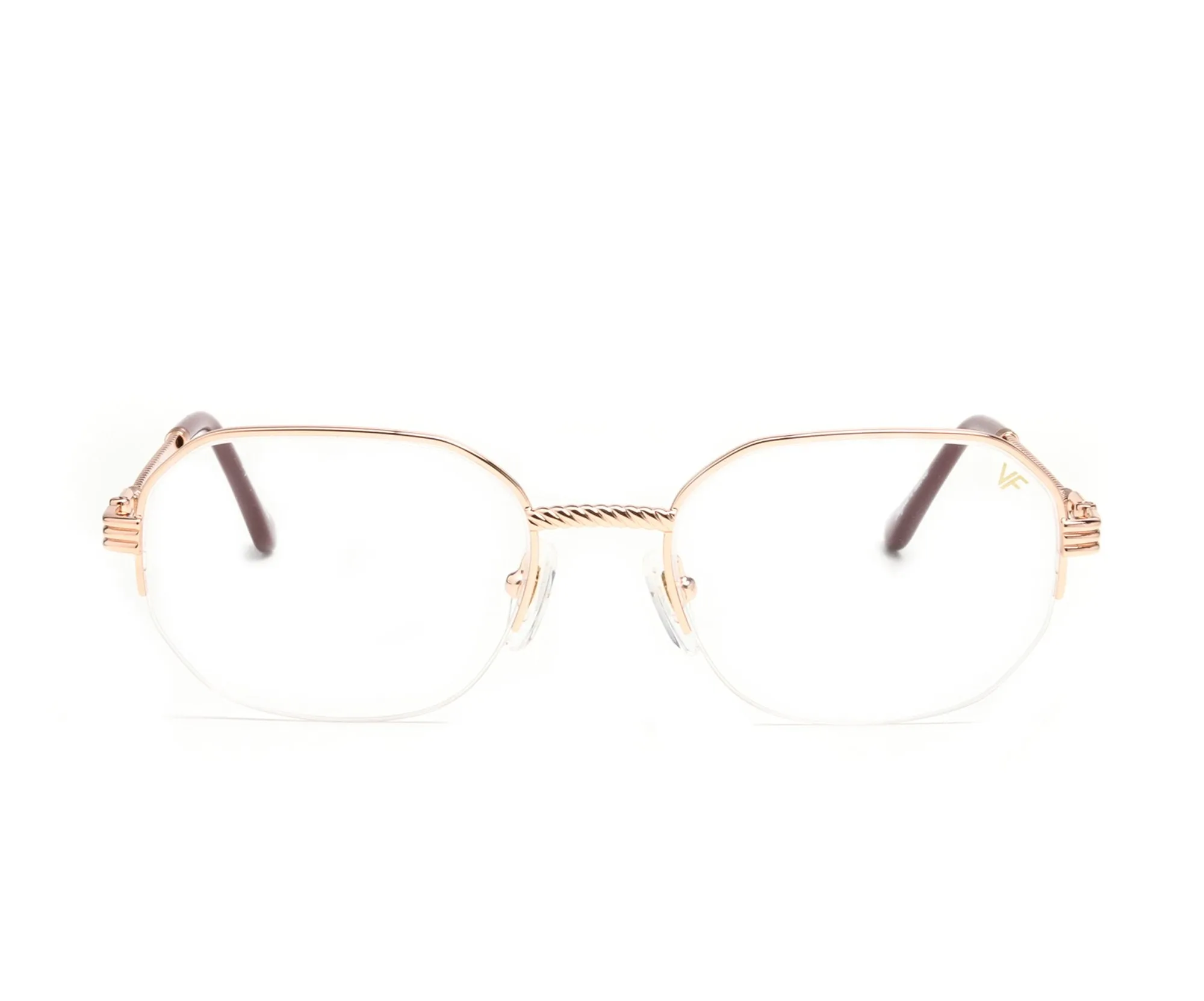 Hustler Half Rim 18KT Rose Gold