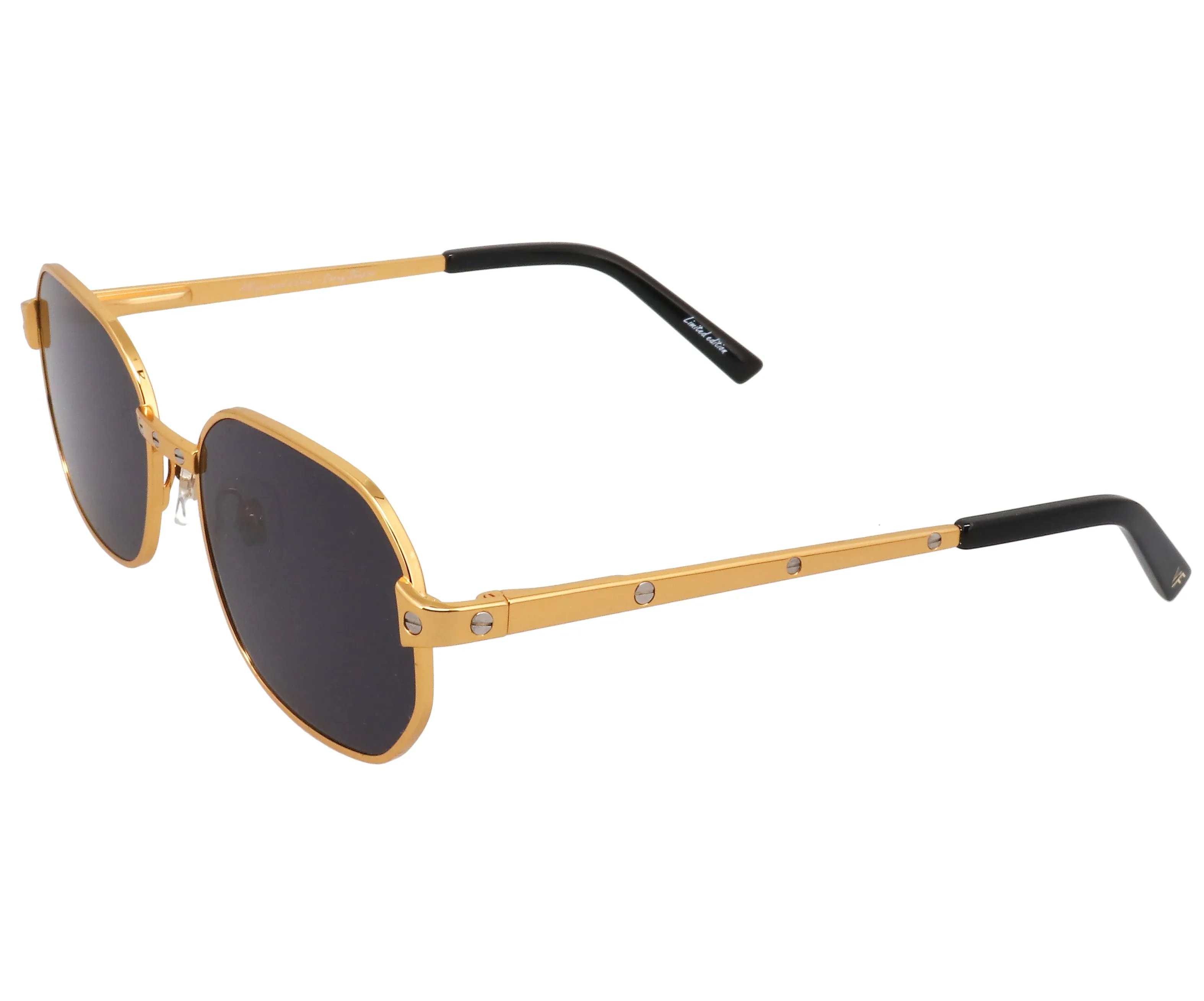 Hustler Love Collection 24KT Two-Tone Yellow Gold