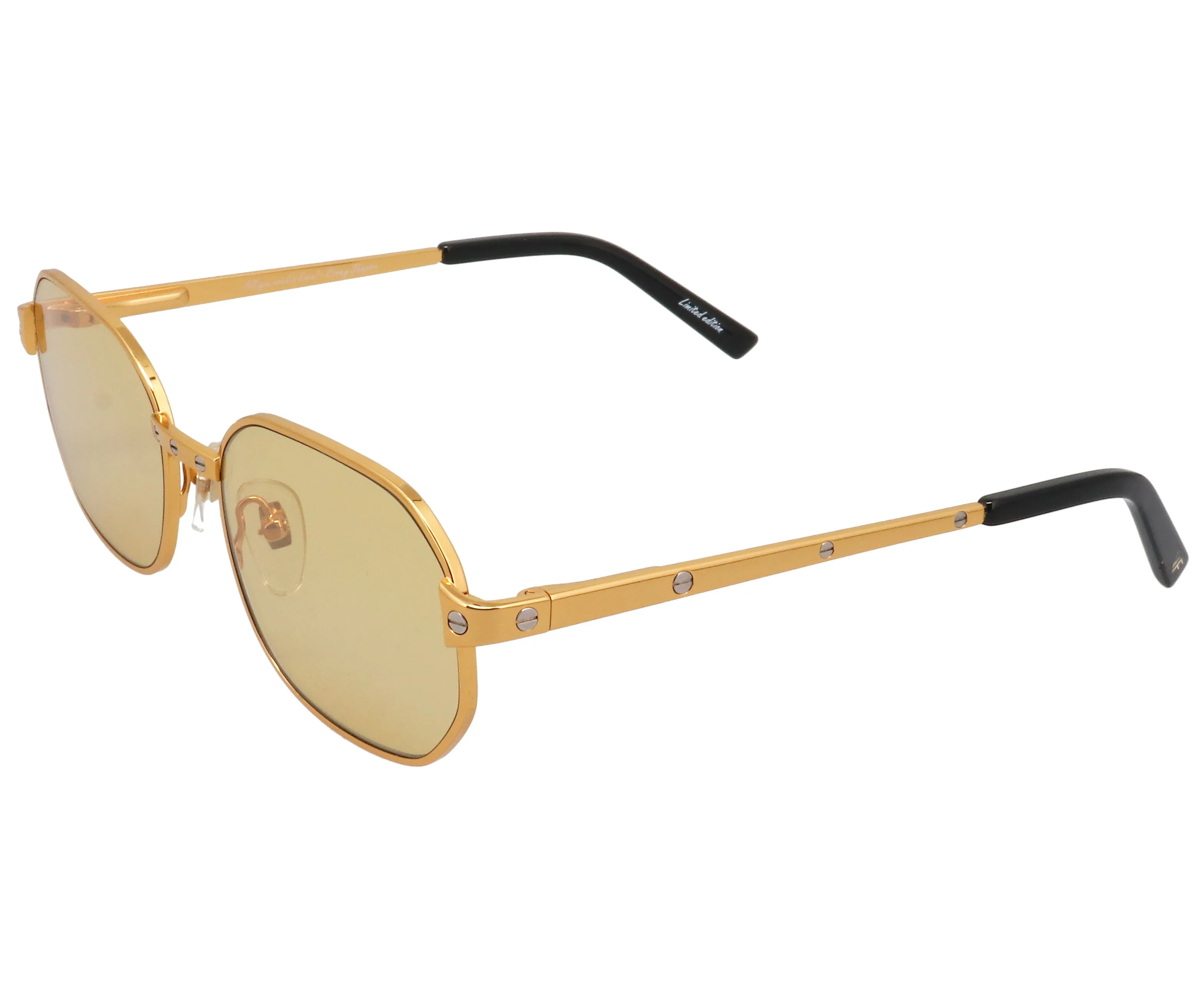 Hustler Love Collection 24KT Two-Tone Yellow Gold