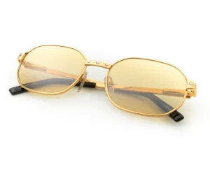 Hustler Love Collection 24KT Two-Tone Yellow Gold