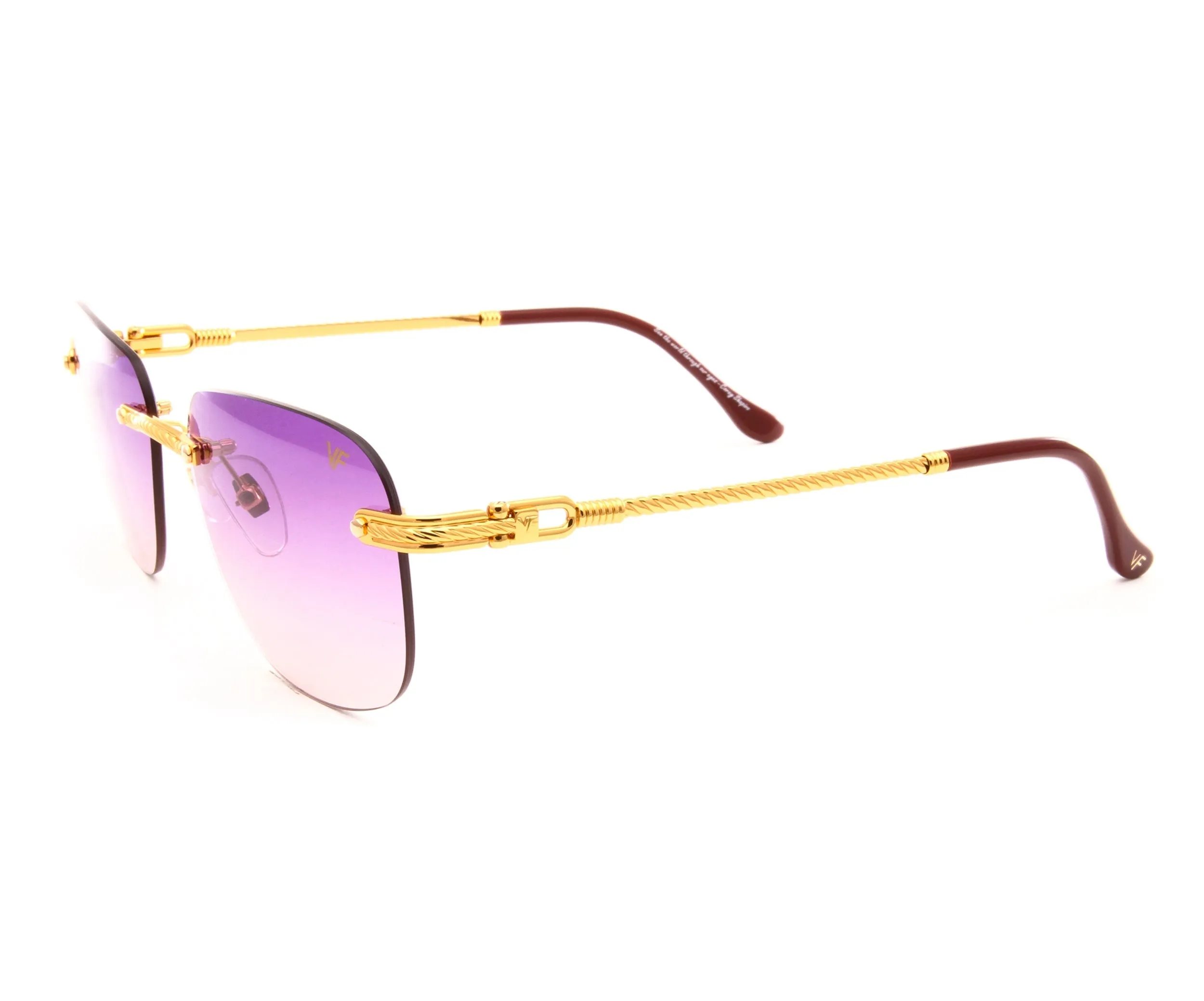 Hustler XL Rimless Drill Mount 24KT Gold