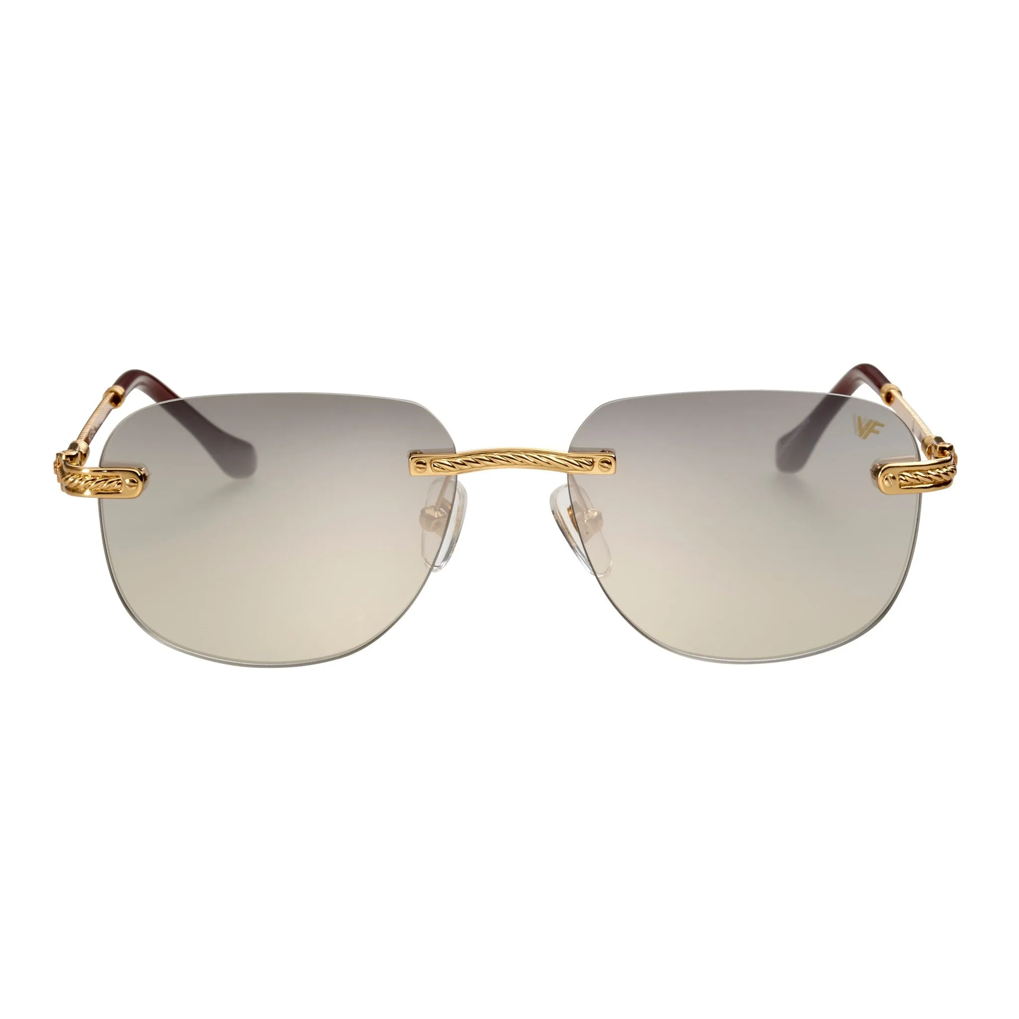 Hustler XL Rimless Drill Mount 24KT Gold
