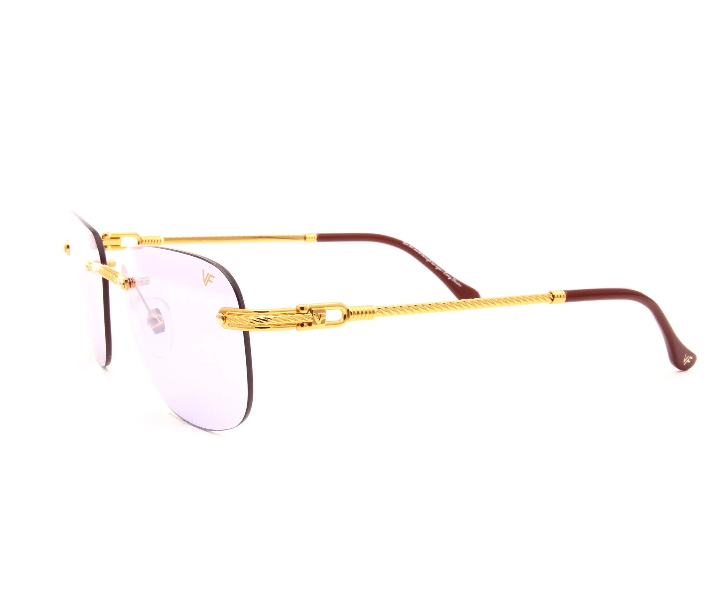 Hustler XL Rimless Drill Mount 24KT Gold