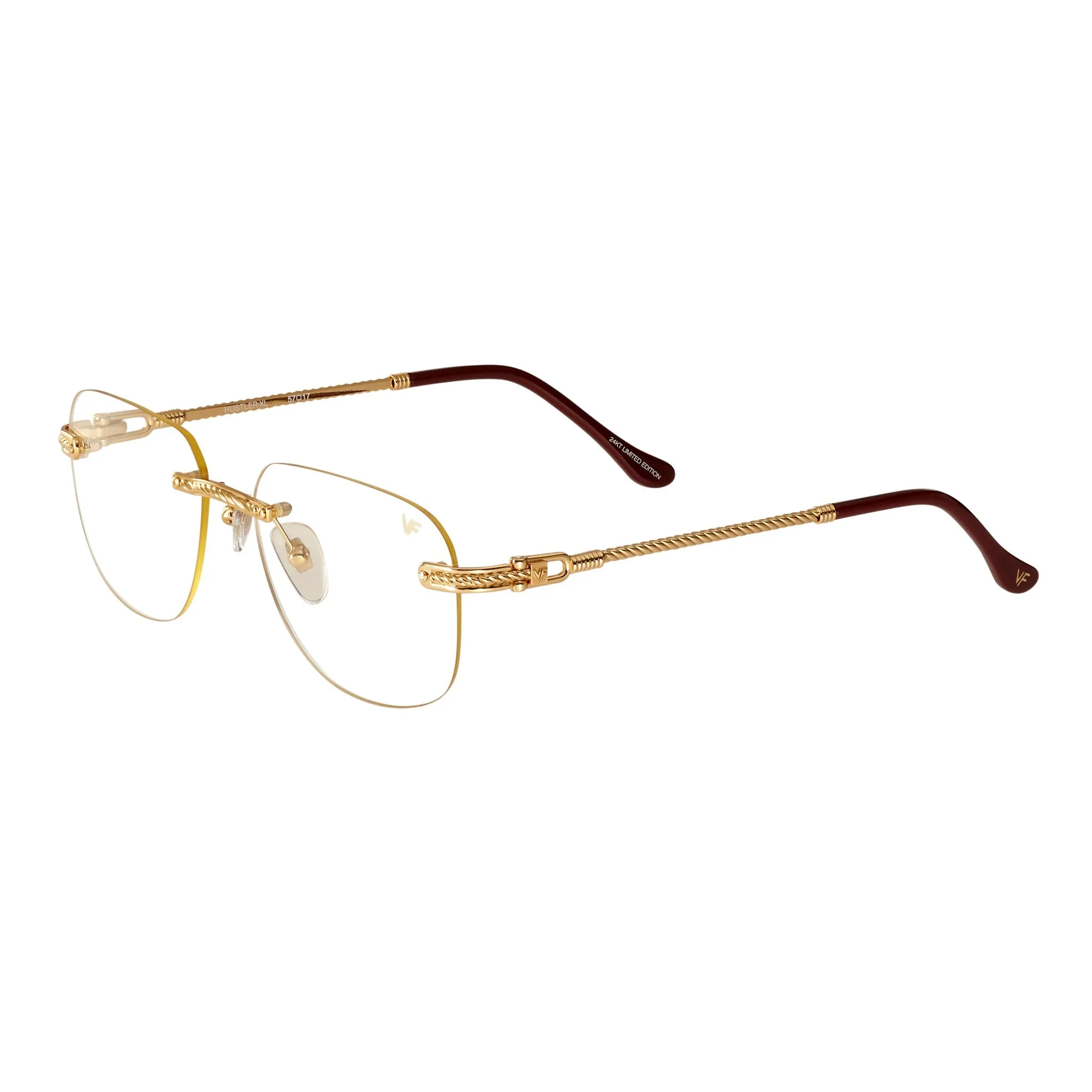 Hustler XL Rimless Drill Mount 24KT Gold
