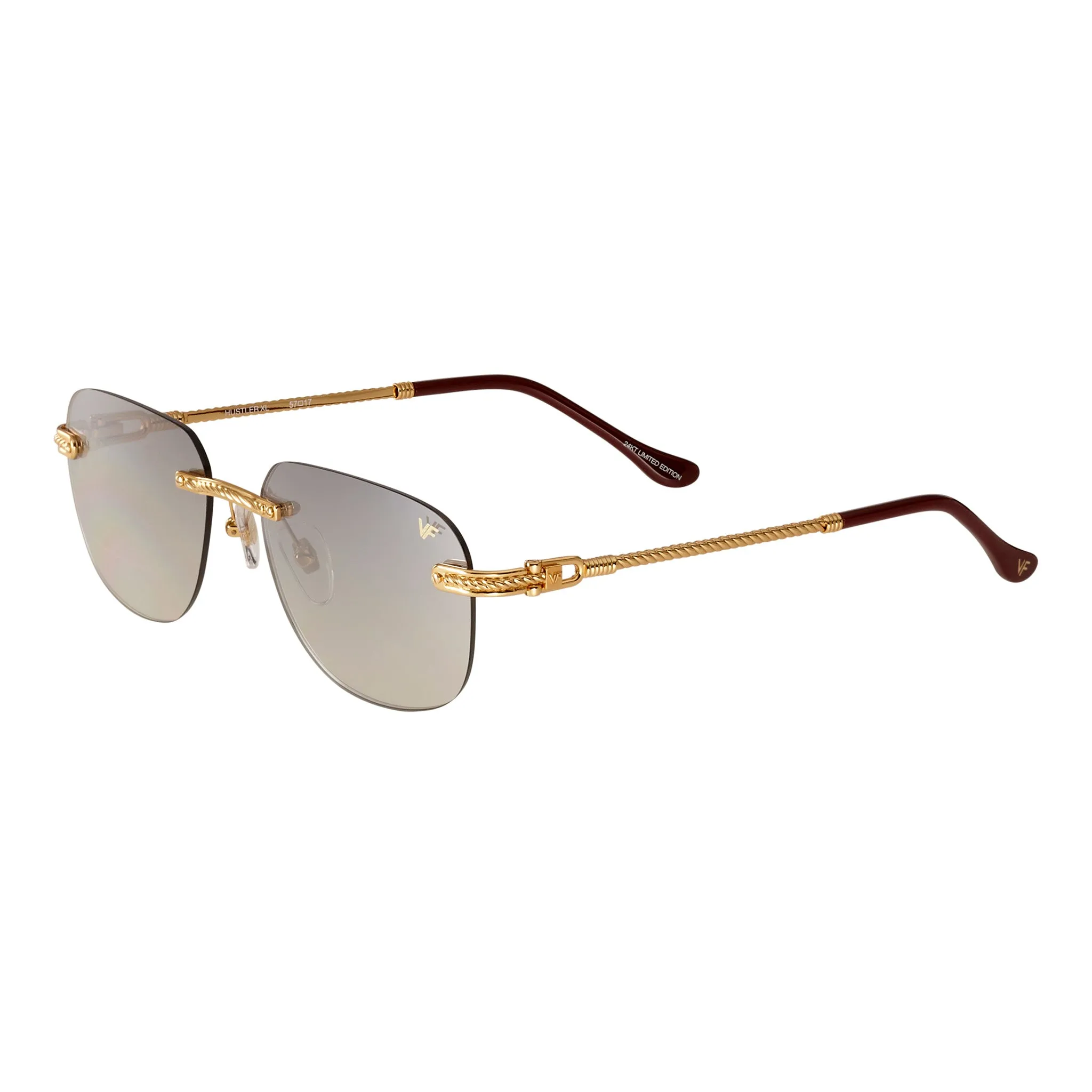 Hustler XL Rimless Drill Mount 24KT Gold