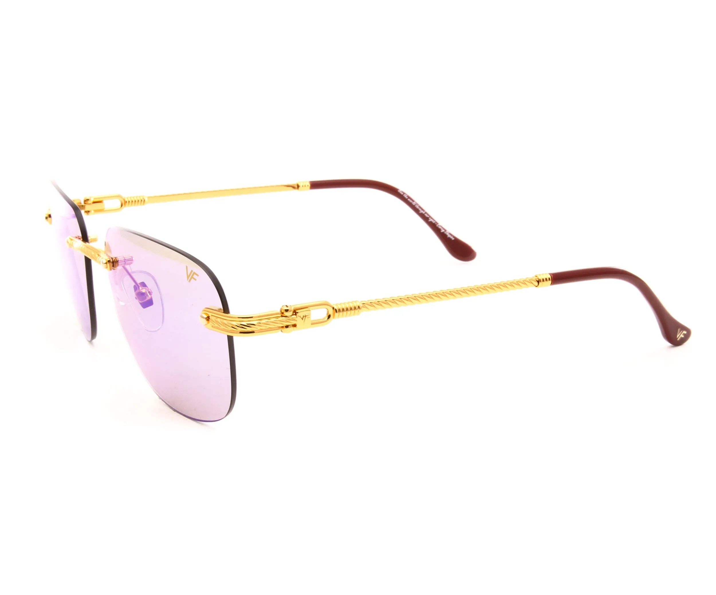 Hustler XL Rimless Drill Mount 24KT Gold