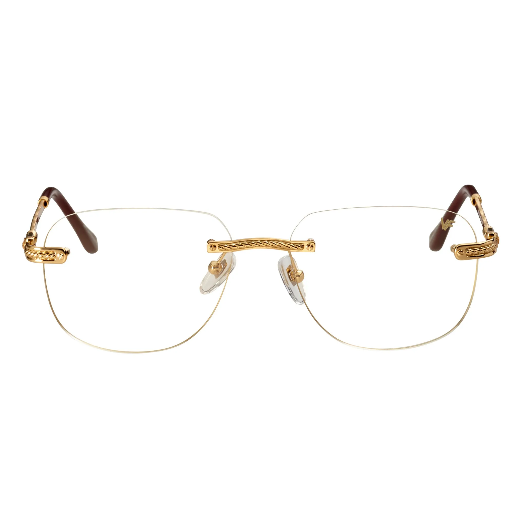 Hustler XL Rimless Drill Mount 24KT Gold