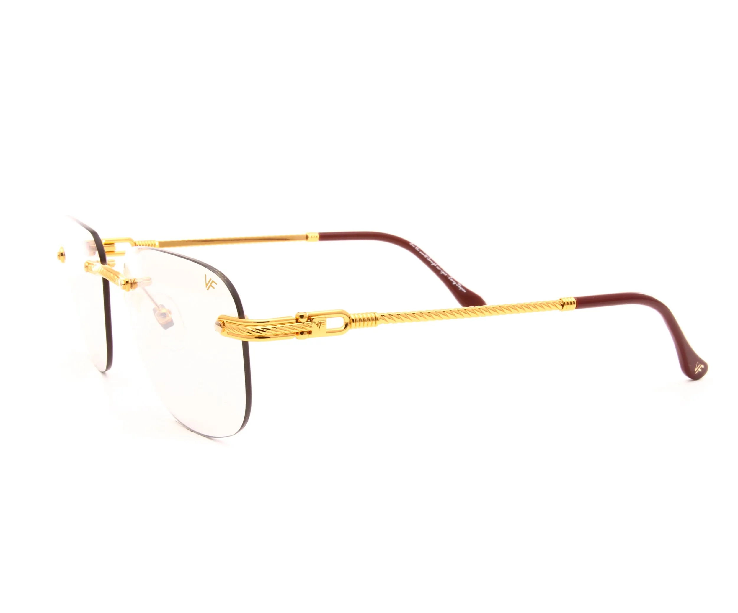 Hustler XL Rimless Drill Mount 24KT Gold