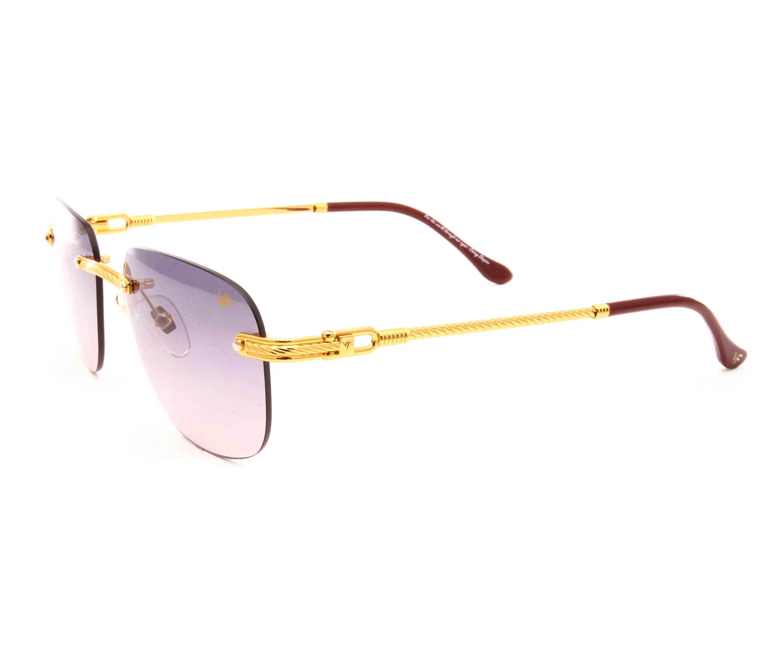 Hustler XL Rimless Drill Mount 24KT Gold