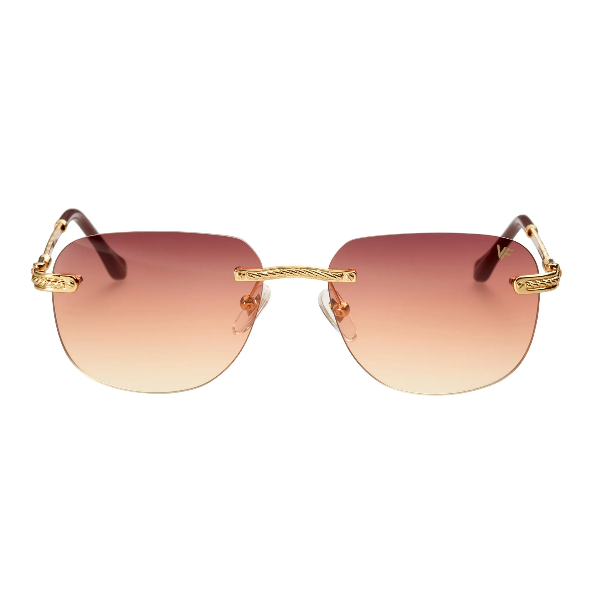 Hustler XL Rimless Drill Mount 24KT Gold