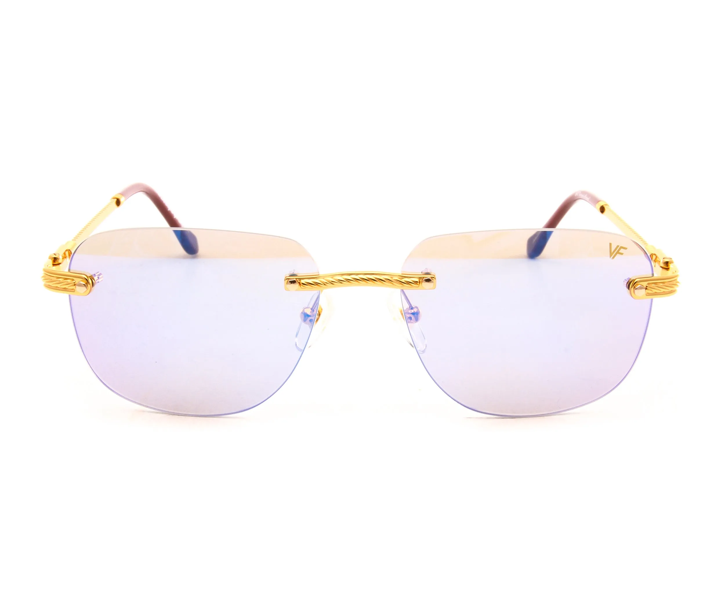 Hustler XL Rimless Drill Mount 24KT Gold