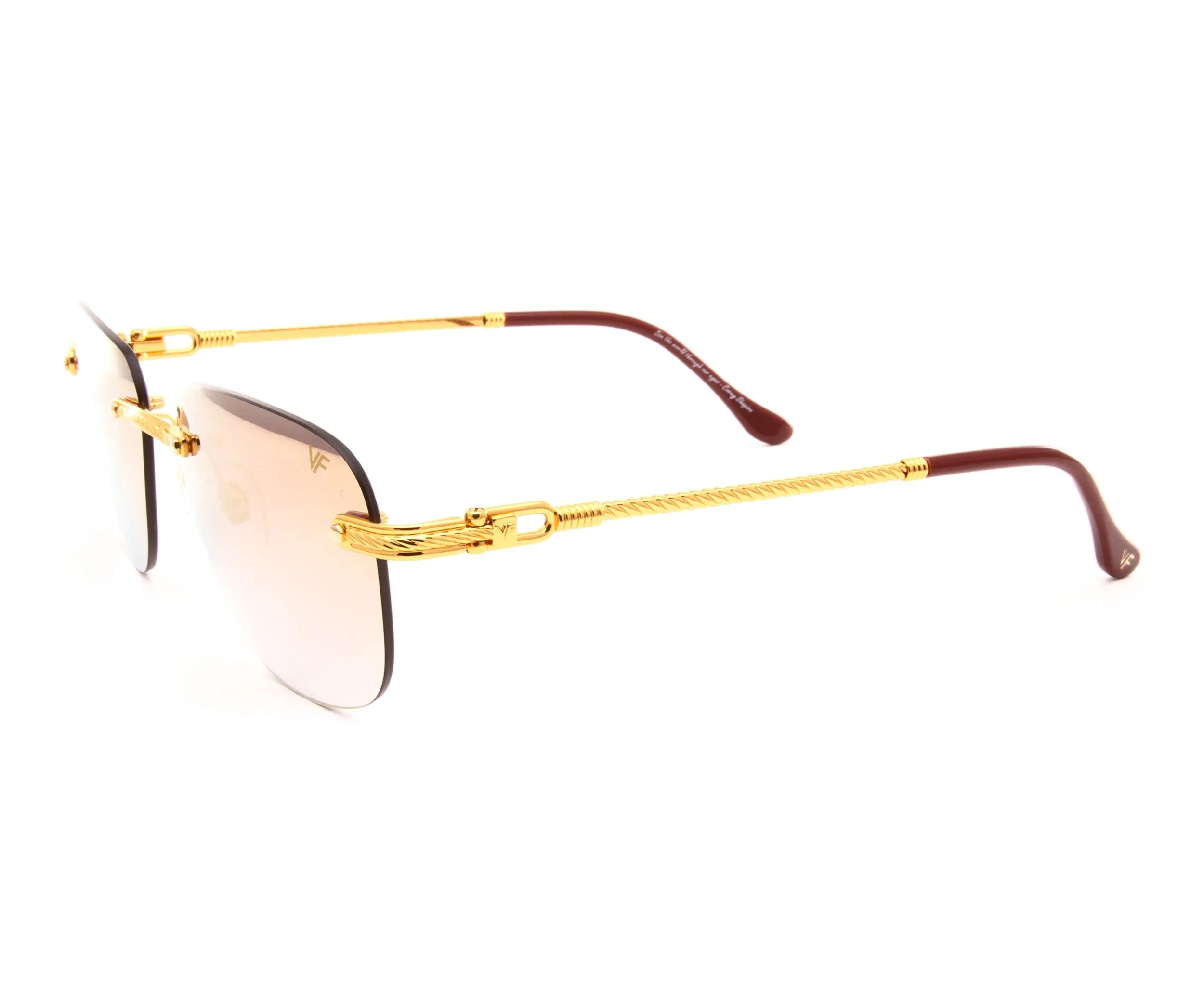 Hustler XL Rimless Drill Mount 24KT Gold