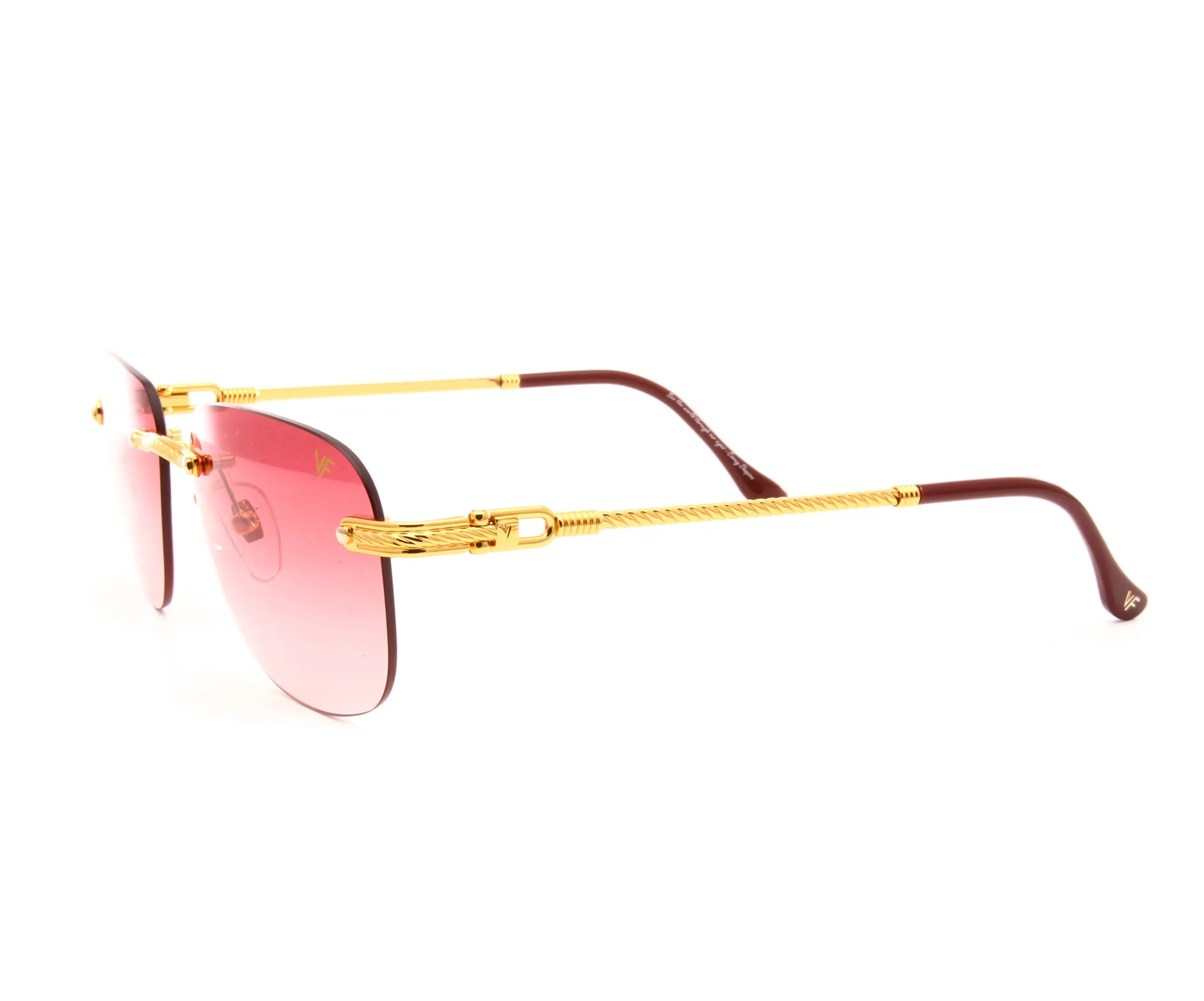 Hustler XL Rimless Drill Mount 24KT Gold