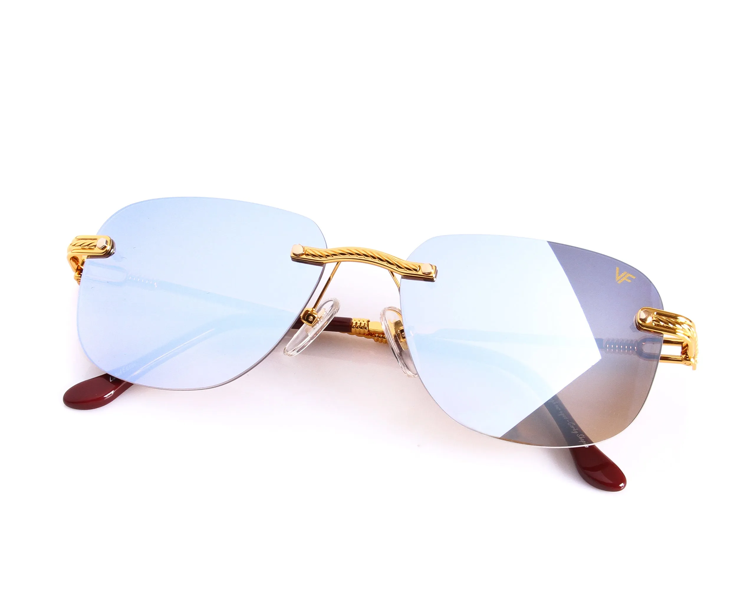 Hustler XL Rimless Drill Mount 24KT Gold