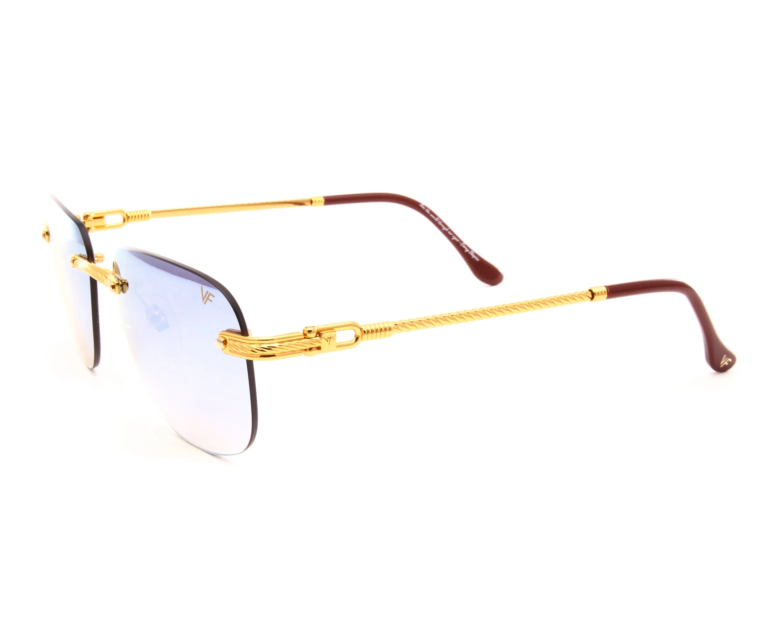 Hustler XL Rimless Drill Mount 24KT Gold
