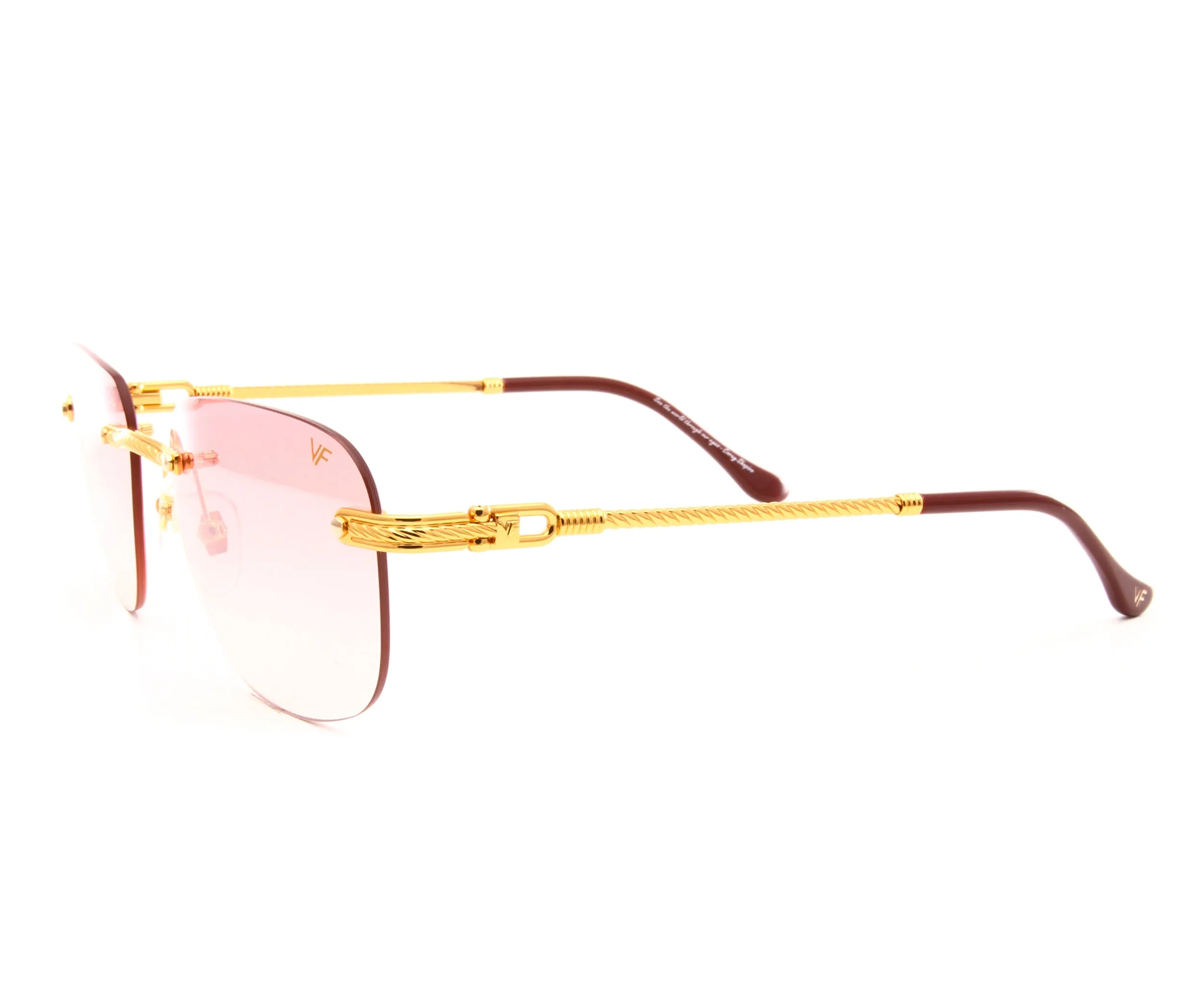 Hustler XL Rimless Drill Mount 24KT Gold