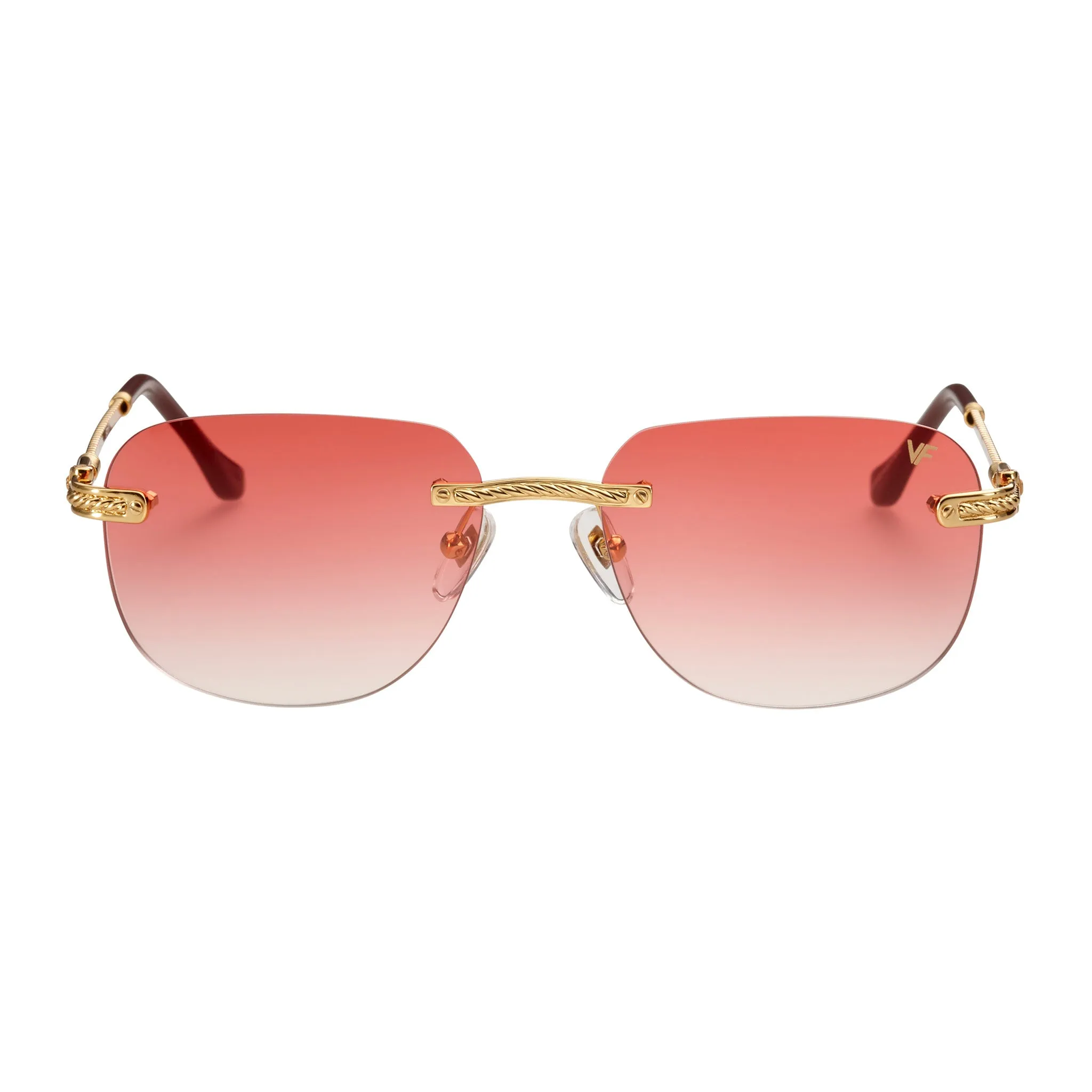 Hustler XL Rimless Drill Mount 24KT Gold