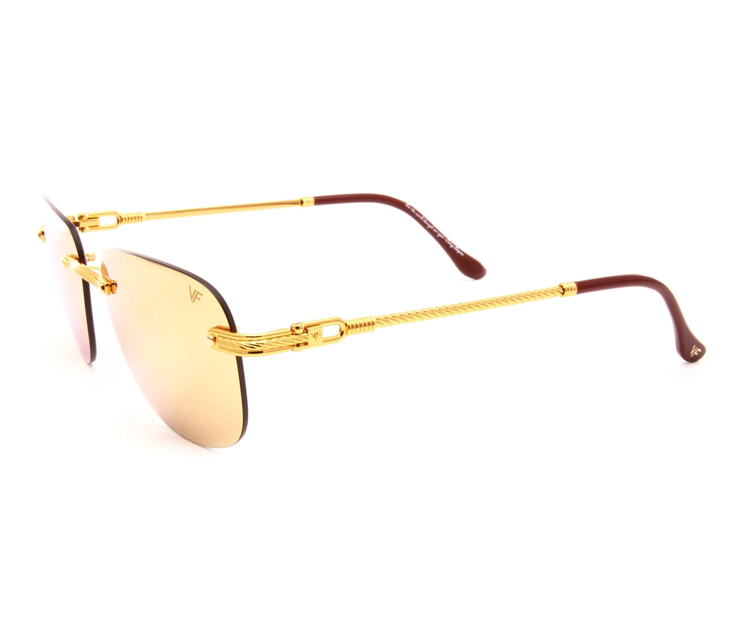 Hustler XL Rimless Drill Mount 24KT Gold