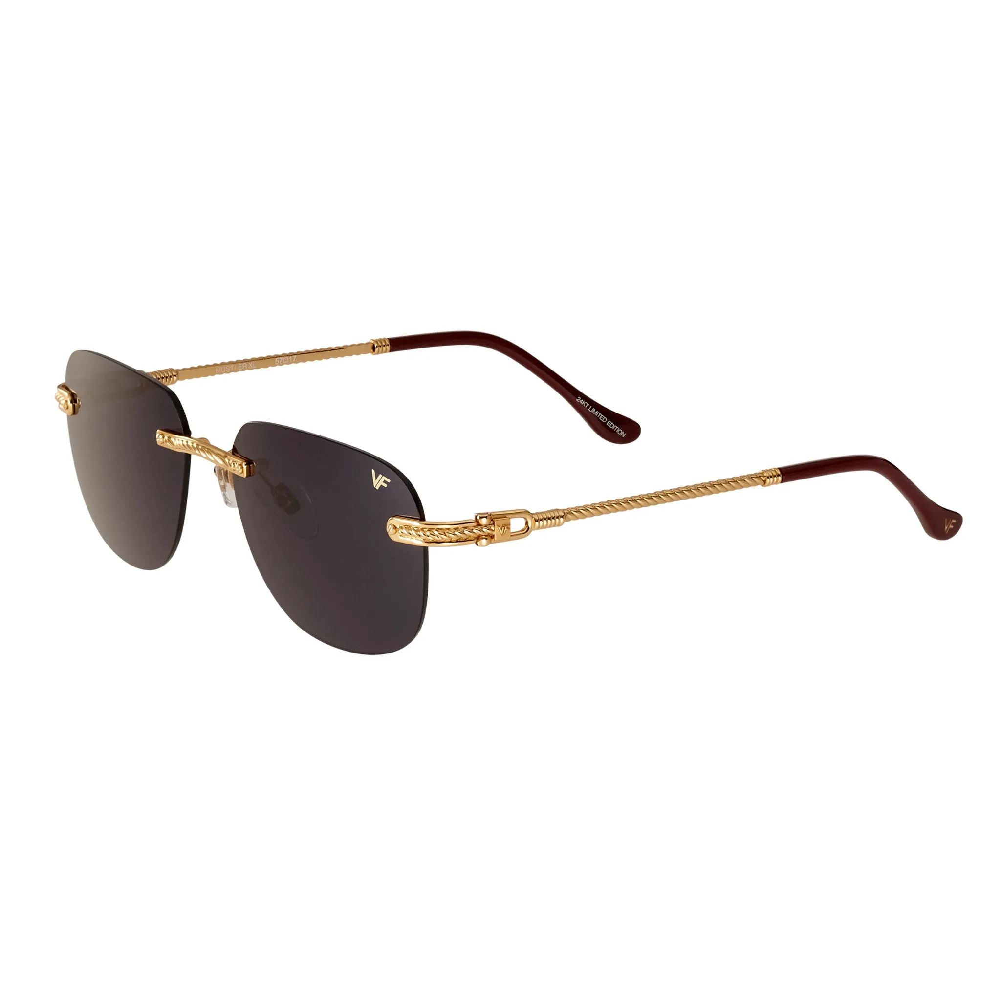Hustler XL Rimless Drill Mount 24KT Gold
