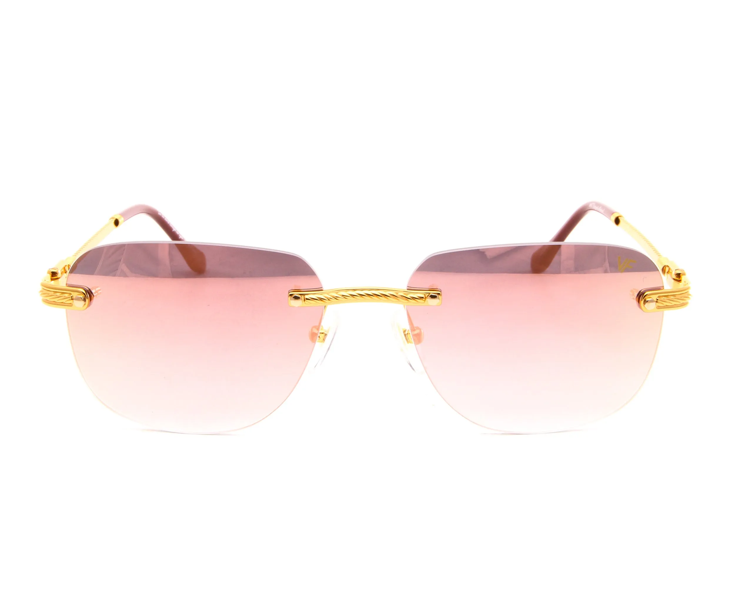 Hustler XL Rimless Drill Mount 24KT Gold