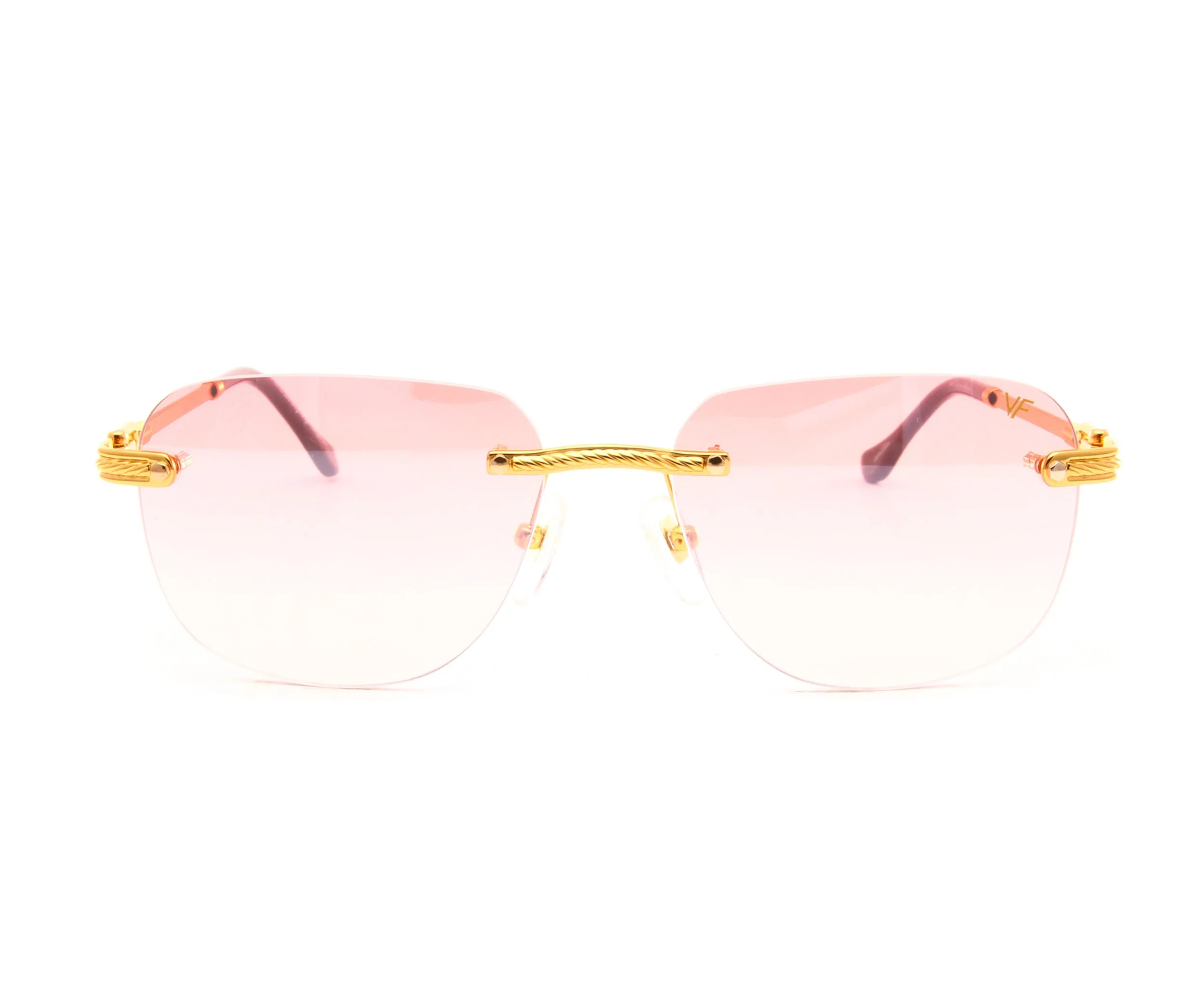 Hustler XL Rimless Drill Mount 24KT Gold