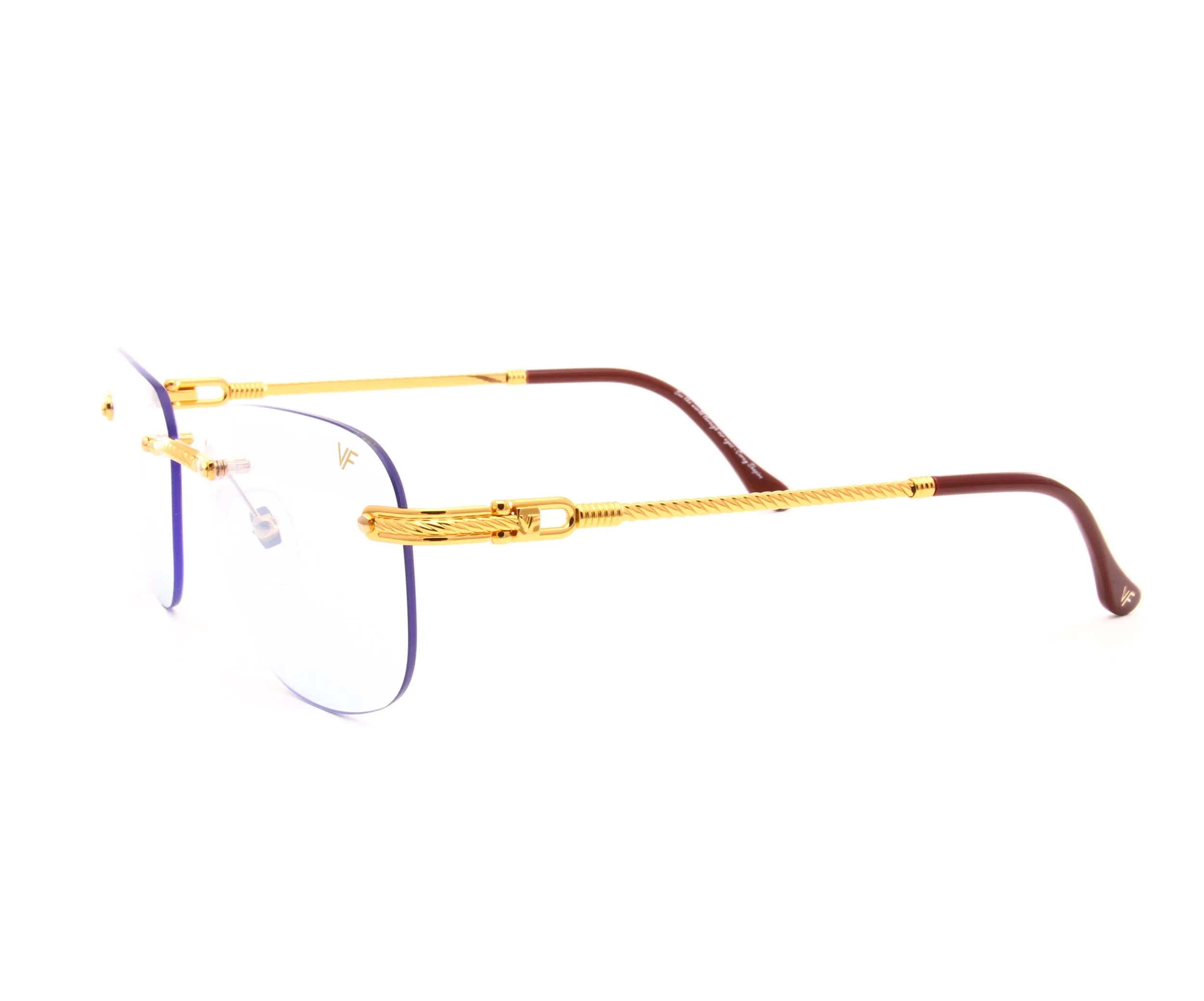 Hustler XL Rimless Drill Mount 24KT Gold