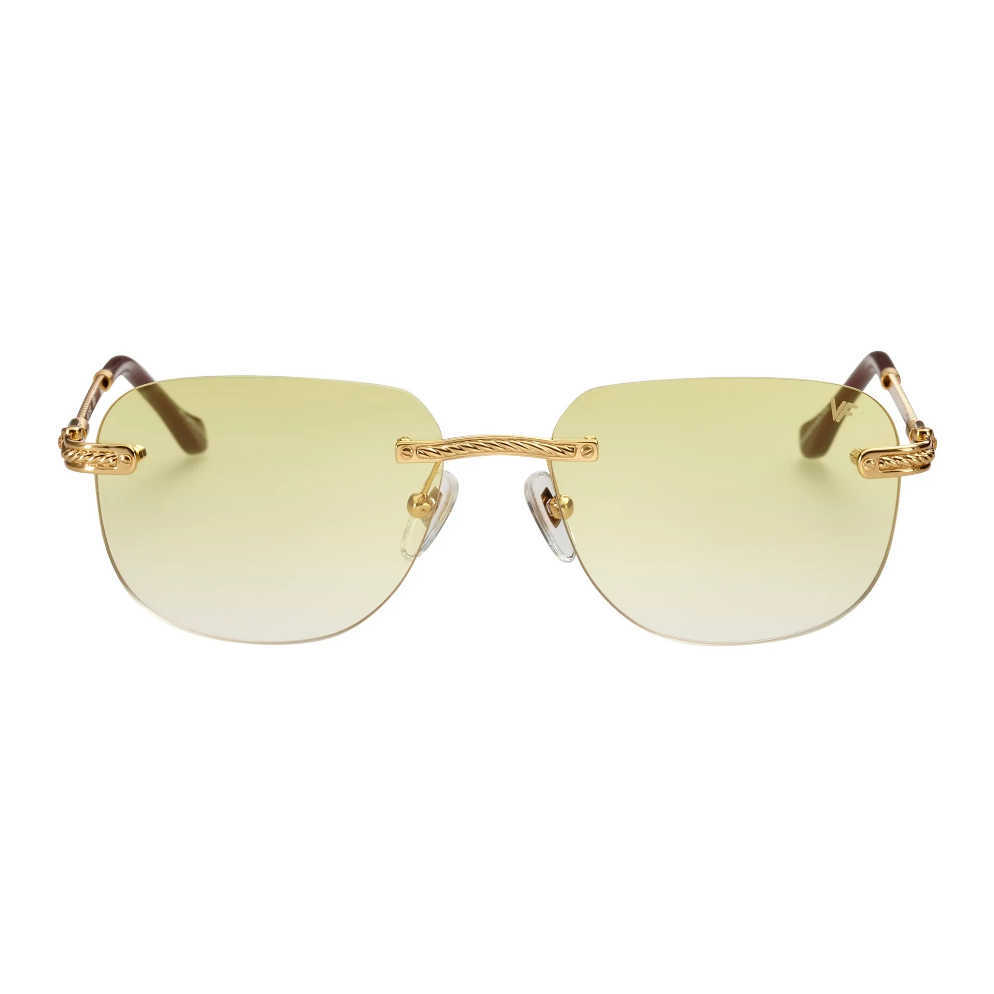 Hustler XL Rimless Drill Mount 24KT Gold