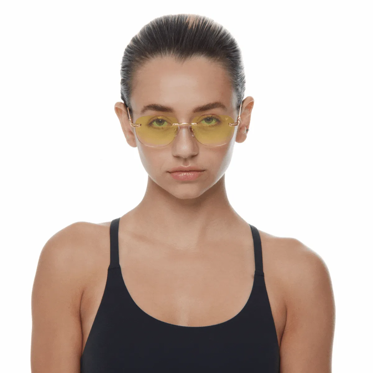 Hustler XL Rimless Drill Mount 24KT Gold